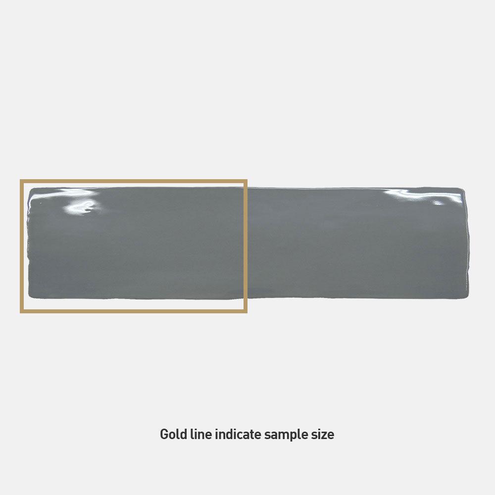 Premium Columbus Grafito 75x300 Glossy Ceramic Subway Tile - Modern Kitchen Backsplash & Bathroom Wall Tile for Home Renovation