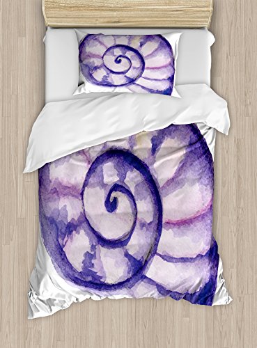 Purple and White