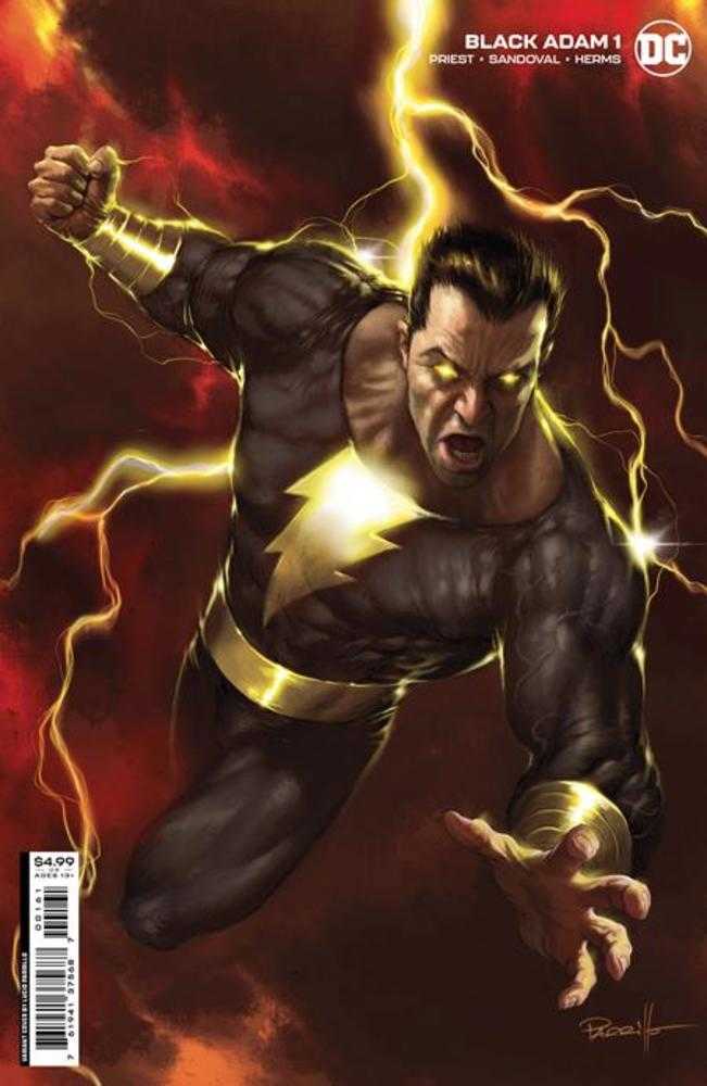 Black Adam #1 Cover C Lucio Parrillo Variant - Premium Card Stock Comic Book for Collectors & DC Fans - Perfect for Display, Gifting & Comic Book Collections