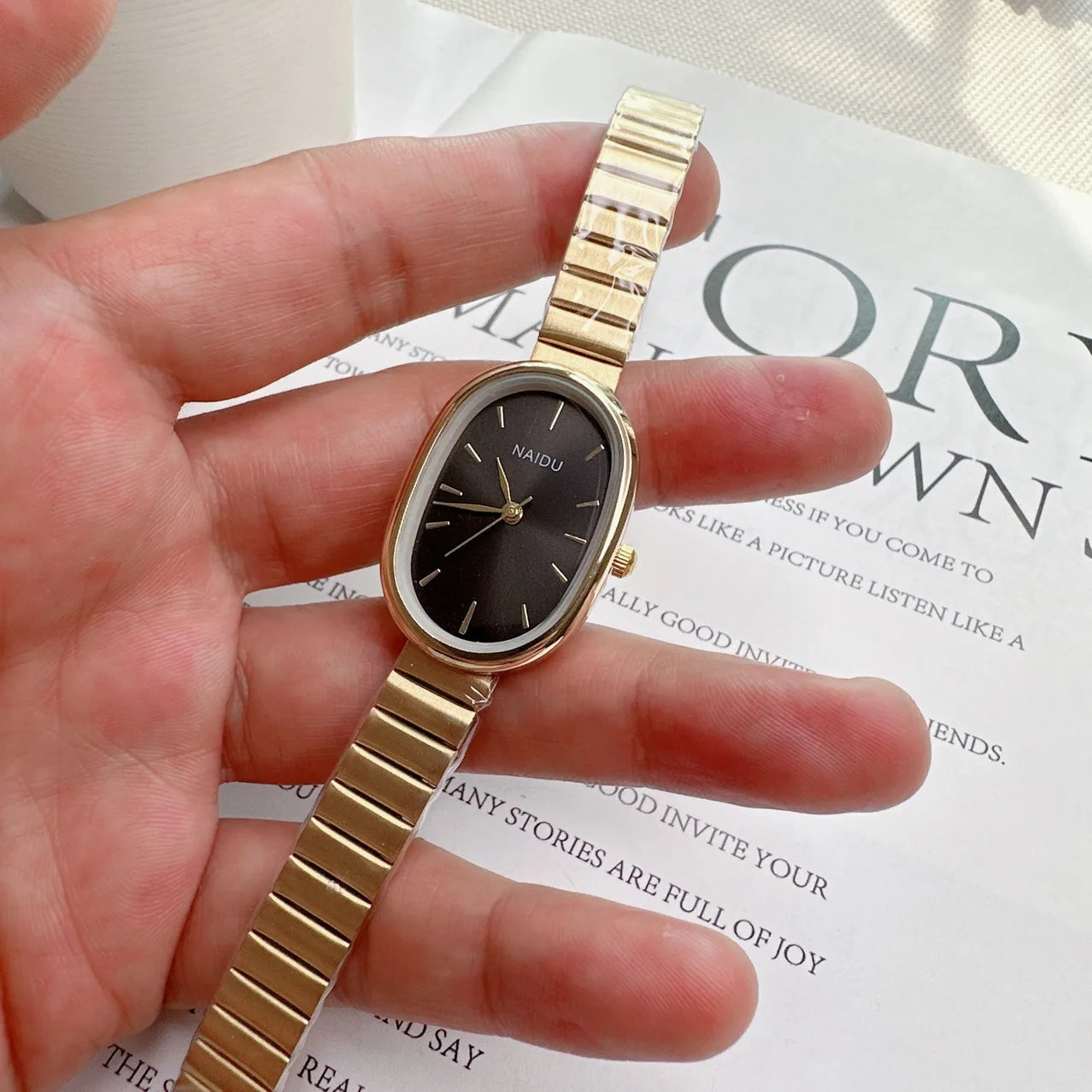 Elegant Roman Numeral Watch for Women - Stylish Analog Wristwatch with Leather Band - Perfect for Office, Casual Wear & Special Occasions