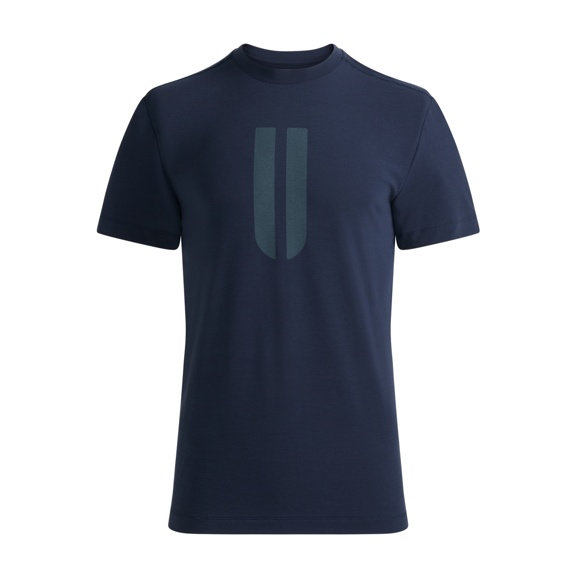 Men's Horns Graphic T-Shirt - Night Navy Blue Casual Tee for Streetwear & Everyday Outfits