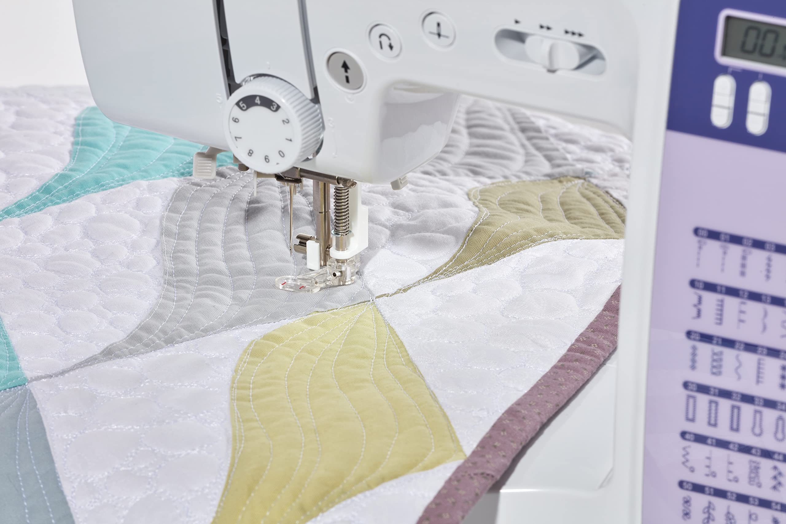 Brother FS70WTX Sewing and Quilting Machine - 70 Built-in Stitches, Automatic Needle Threader, White | Perfect for Home DIY Projects, Quilting, Dressmaking & Crafting