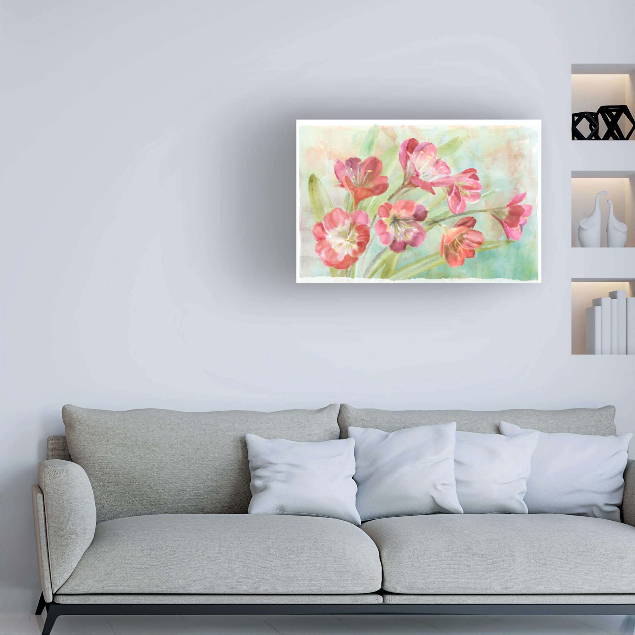 Trademark Fine Art 'Bowing Cleavia' Canvas Wall Art Print - Modern Home Decor for Living Room, Bedroom & Office