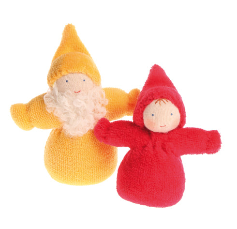 Grimm's Over the Rainbow Pocket Gnomes - Wooden Rainbow Stacking Toy for Kids, Montessori Educational Sensory Play - Perfect for Birthday Gifts & Nursery Decor