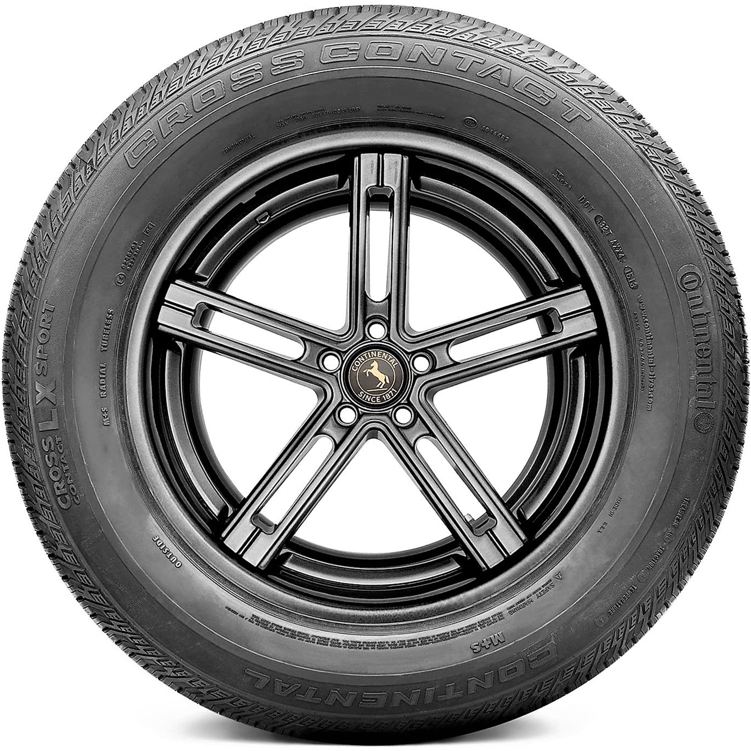 Continental CrossContact LX Sport Summer Radial Tire - 235/65R18 106T | High-Performance All-Season Tires for SUVs & Trucks | Durable Traction for Highway & Off-Road Driving