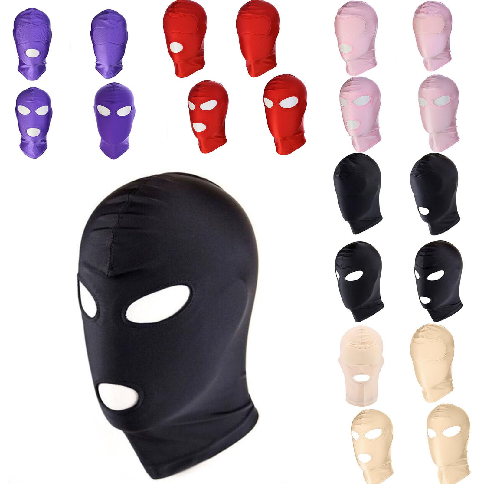 Breathable Full Face Ski Mask for Winter - Warm Balaclava for Snow Sports, Cosplay & Adult Party Gifts | Halloween Costume Accessory & Blindfold Fun