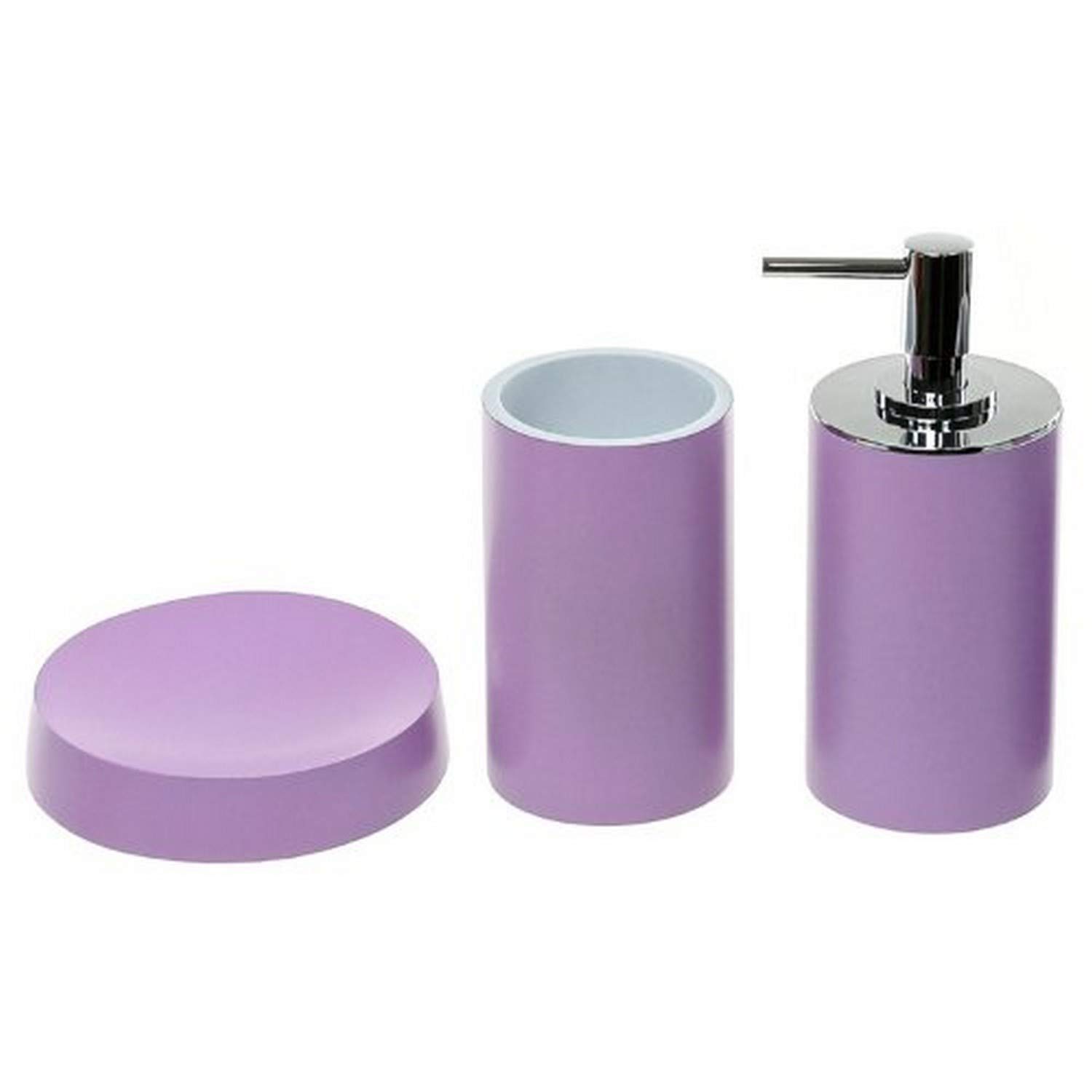 Gedy YU280-79 Tall Yucca Bathroom Soap Dispenser - Elegant Lilac Color for Modern Bathroom & Kitchen Decor | Perfect for Hand Soap, Lotion, or Dish Soap Storage