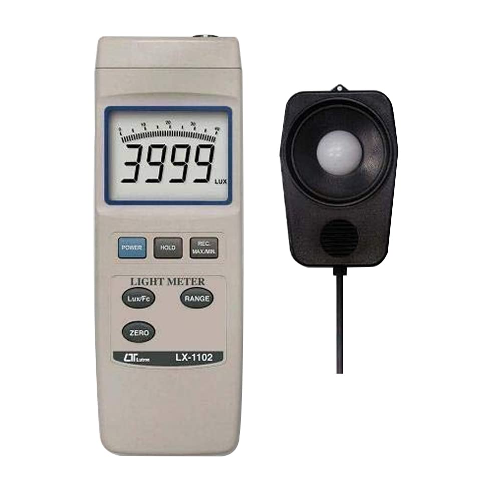 LX-1102 Digital Light Meter - Professional Lux Meter for Photography, Film Making, Indoor/Outdoor Lighting Measurement - Perfect for Photographers, Videographers, and Lighting Technicians