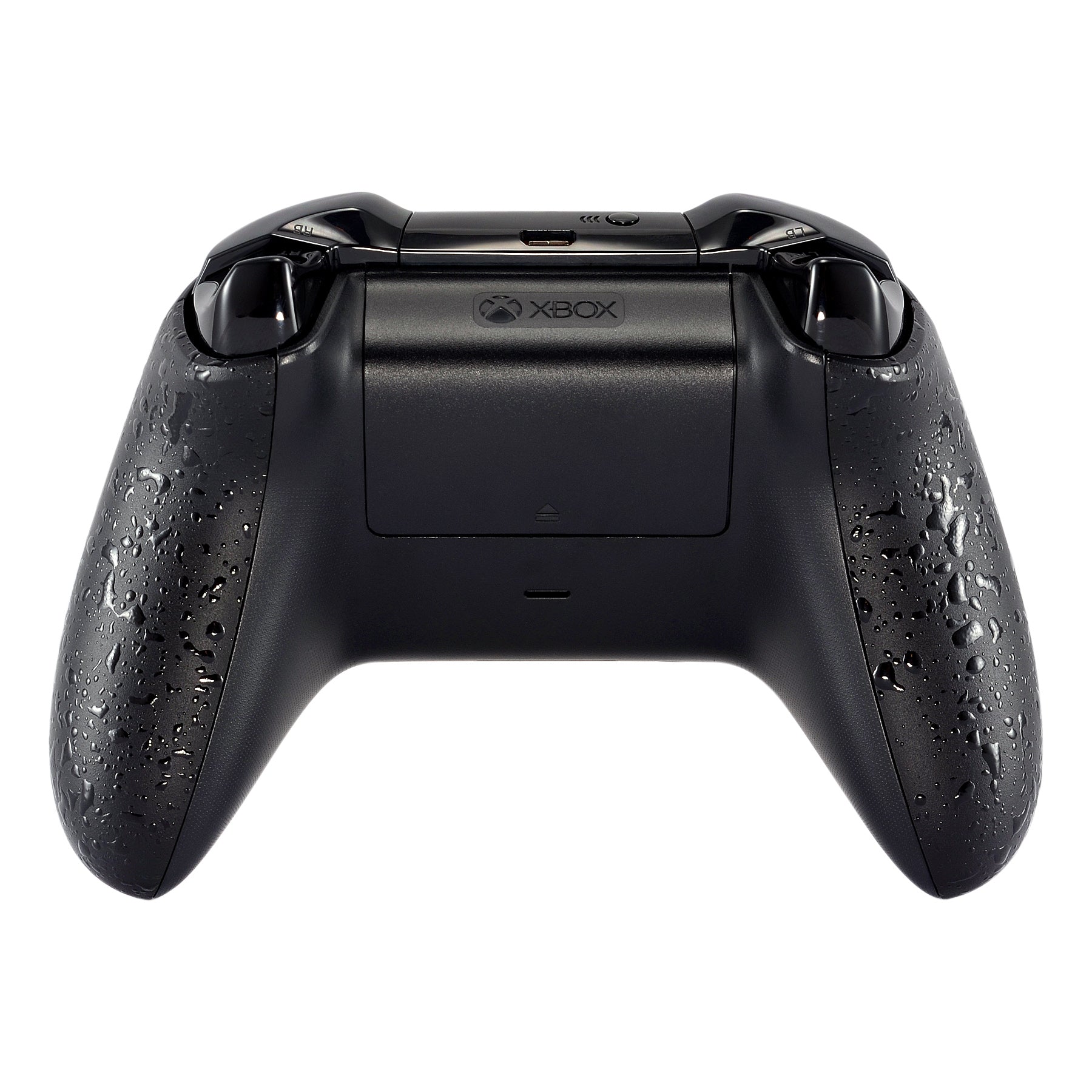Textured Black Back Panels & Non-Slip Side Rails Replacement for Xbox One X/S Controller - Enhanced Grip for Gaming Comfort - Perfect for FPS, Racing & Action Games - SXOJ0108