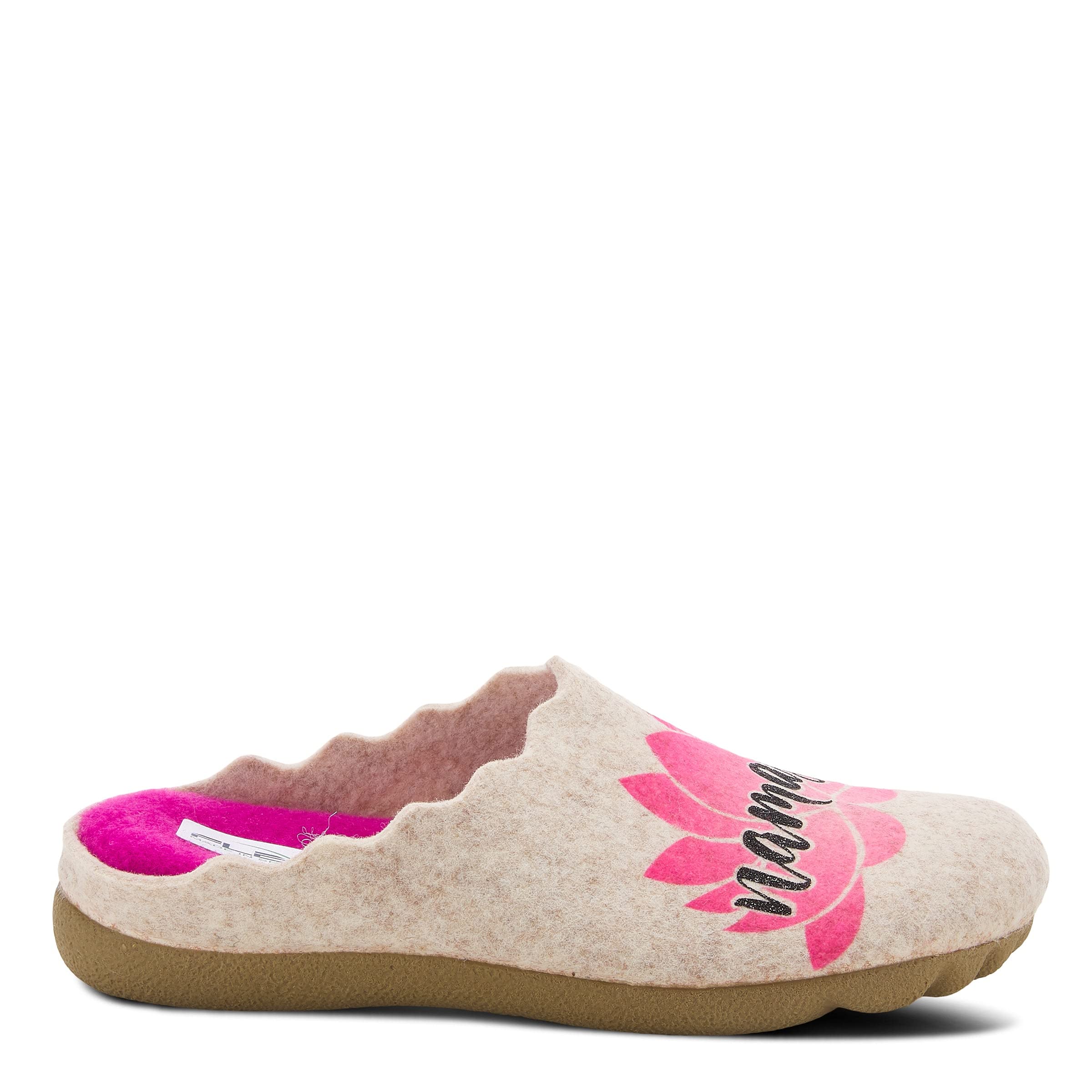 Flexus Spring Step Namaste Women's Indoor Slippers - Cozy House Shoes for Everyday Wear, Warm Loafers for Home Use - Perfect for Relaxing, Yoga & Lounge Comfort