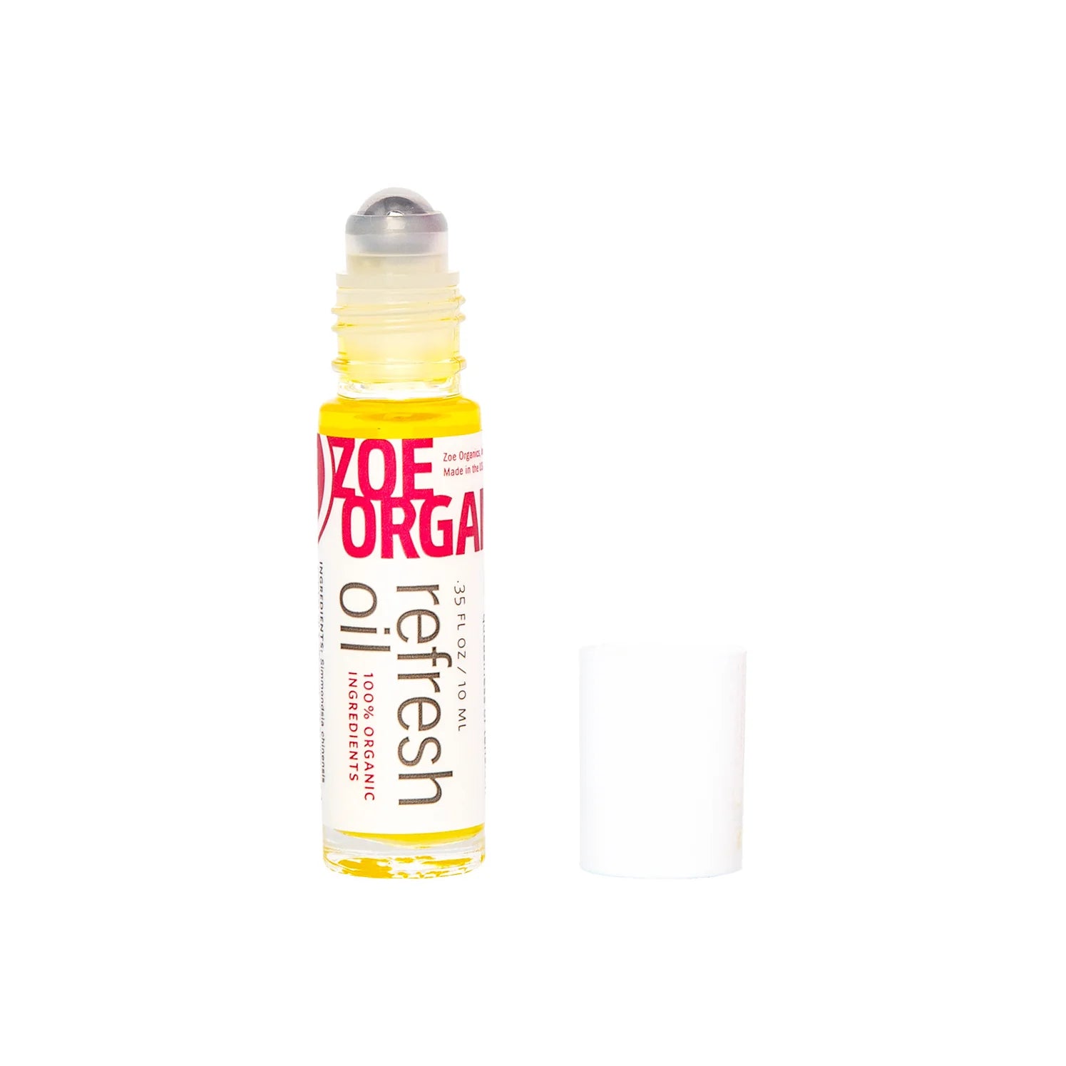 Zoe Organics Refresh Oil - Organic Facial Oil for Hydration & Glow - Perfect for Dry Skin & Nighttime Skincare Routine
