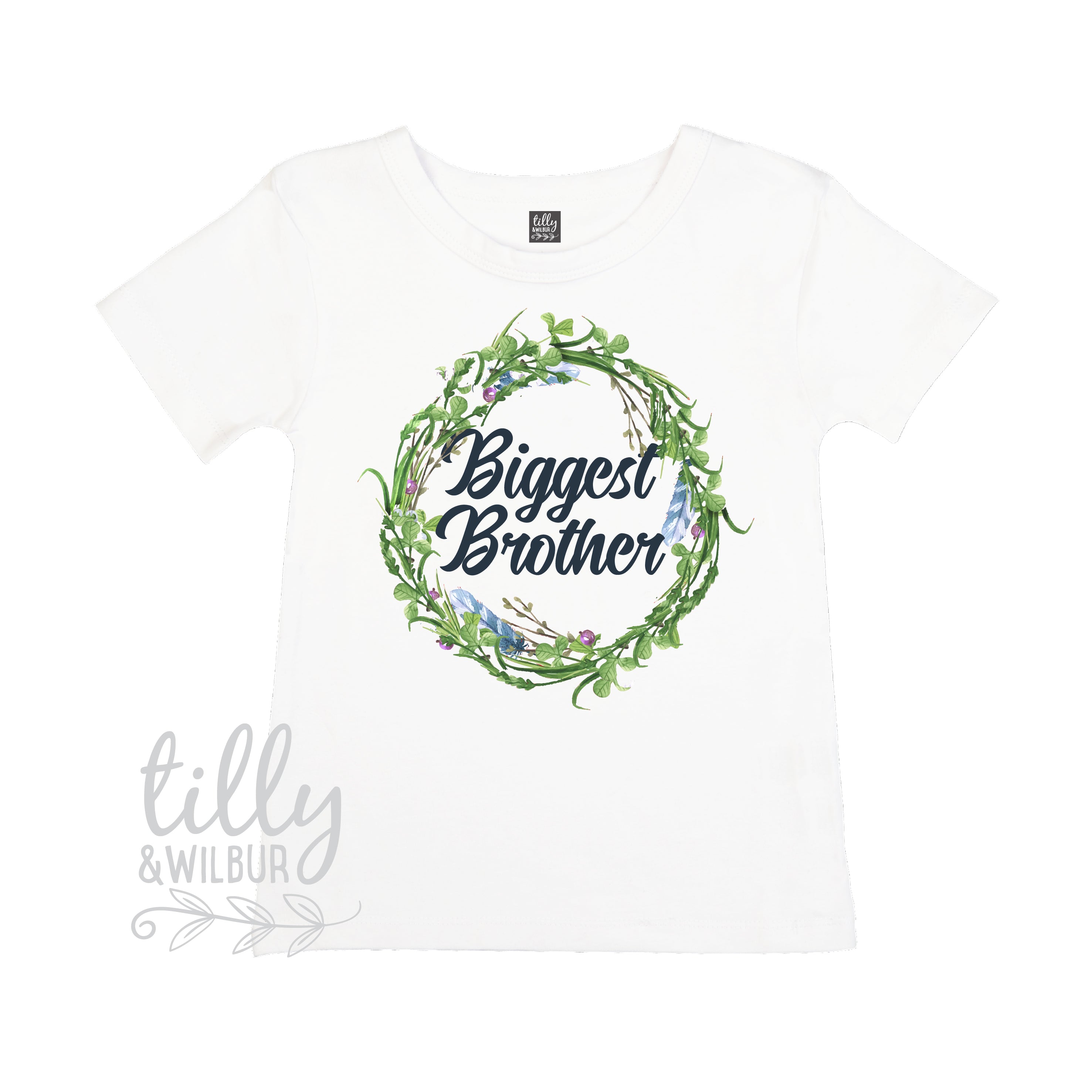 Biggest Brother T-Shirt - Comfortable Cotton Crewneck Tee for Men - Perfect for Family Events, Sibling Gifts & Casual Wear