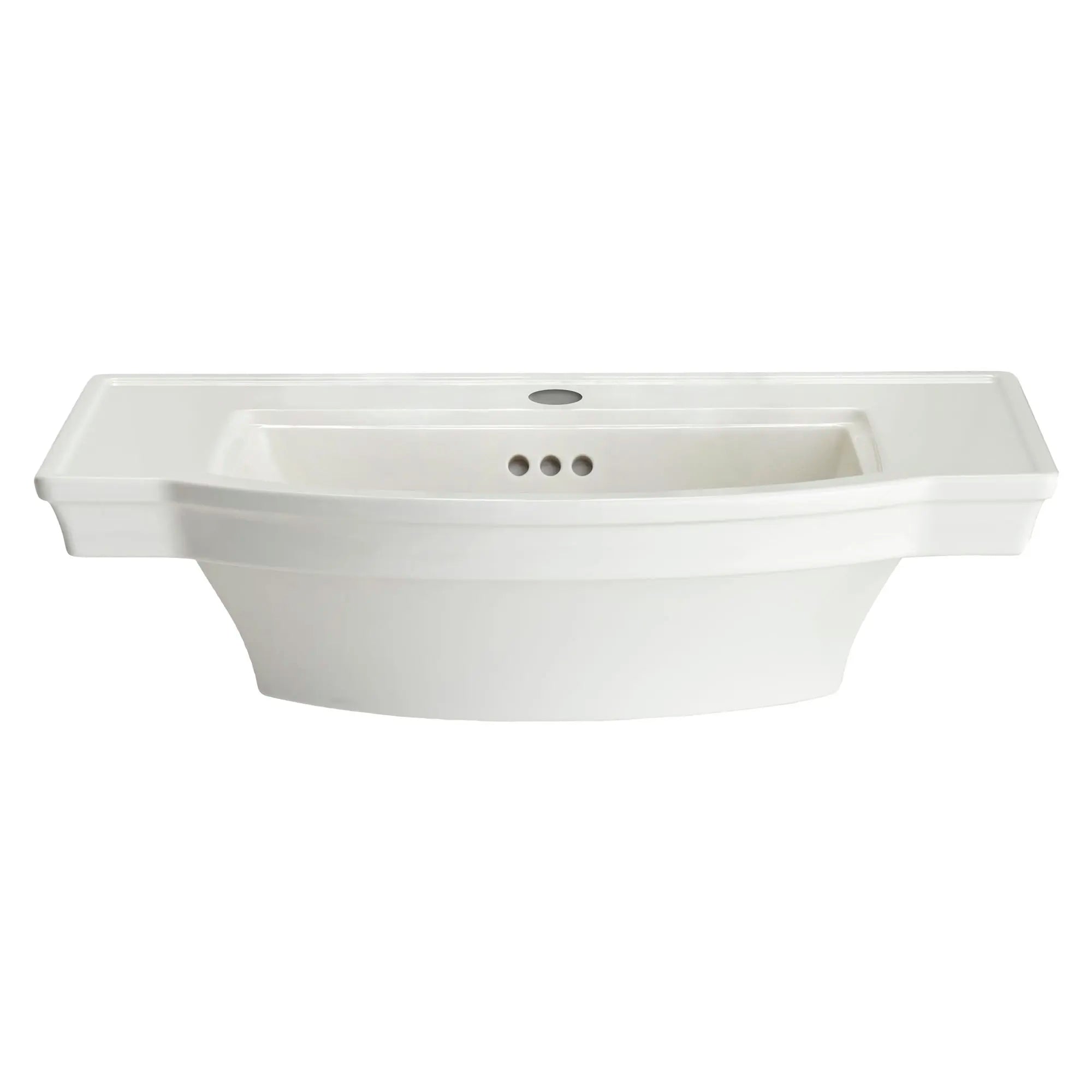 Estate® Center Hole Pedestal Sink Top - Modern Bathroom Vanity for Small Spaces, Perfect for Powder Rooms & Guest Baths