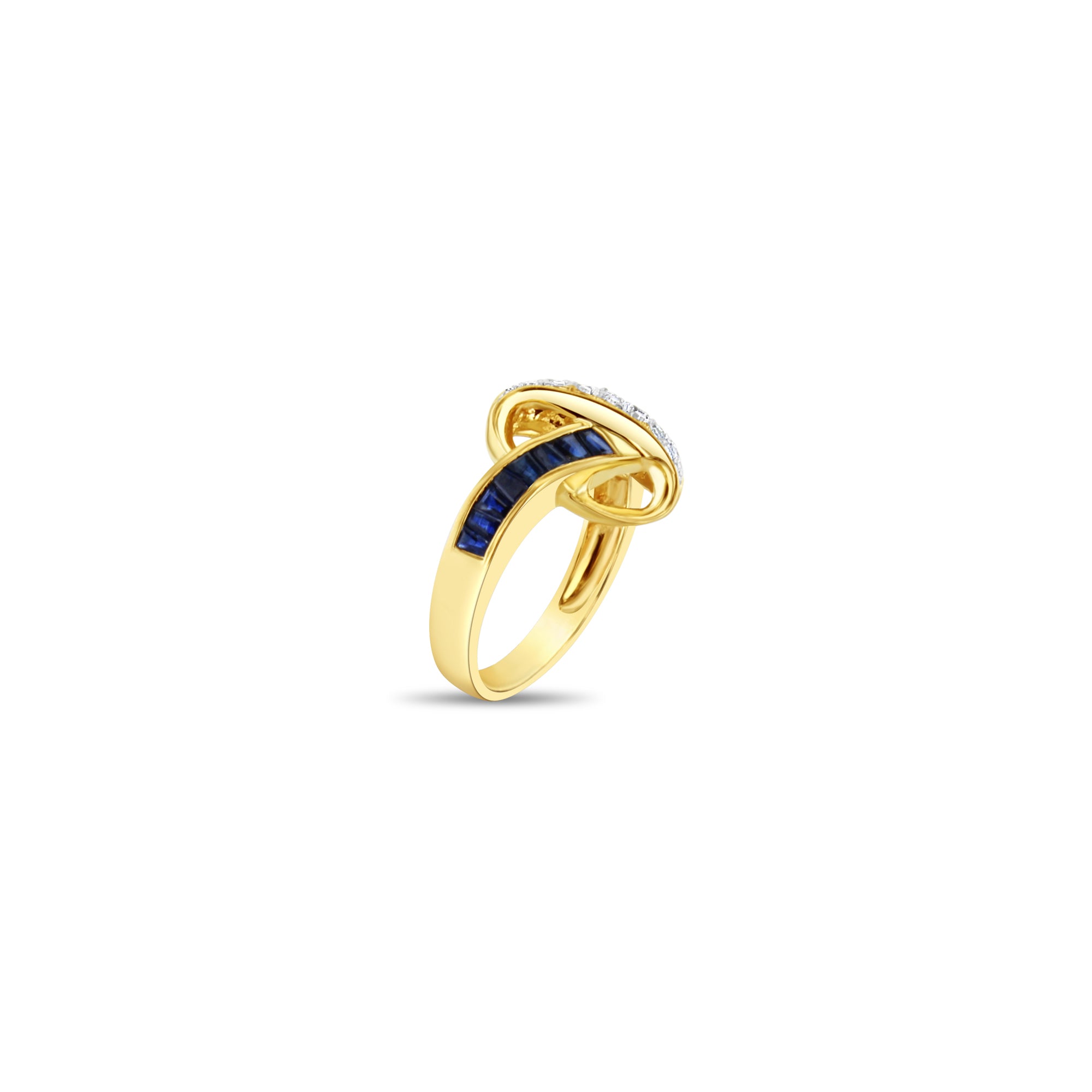 Exquisite Ruby & Diamond Pave Ring or Sapphire & Diamond Ring - Elegant Jewelry for Weddings, Anniversaries & Special Occasions