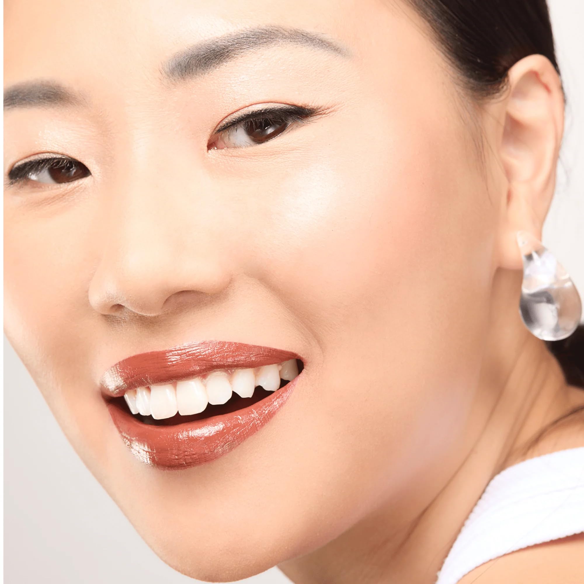 Gerard Cosmetics Super Pigmented Cocoa Bean Lip Gloss - Hydrating Brown Lipstick with LED Light & Mirror, Shiny Finish, Cruelty-Free, Made in USA | Perfect for Everyday Wear, Date Nights & Special Occasions
