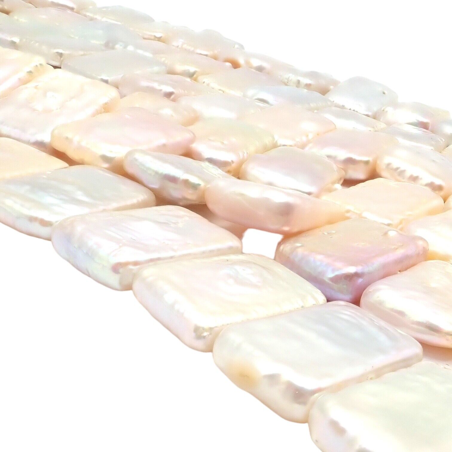 Angela Cummings 18k Yellow Gold Mother of Pearl Three Row Necklace | Vintage 1984 Jewelry | Luxury Statement Piece for Evening Wear & Special Occasions