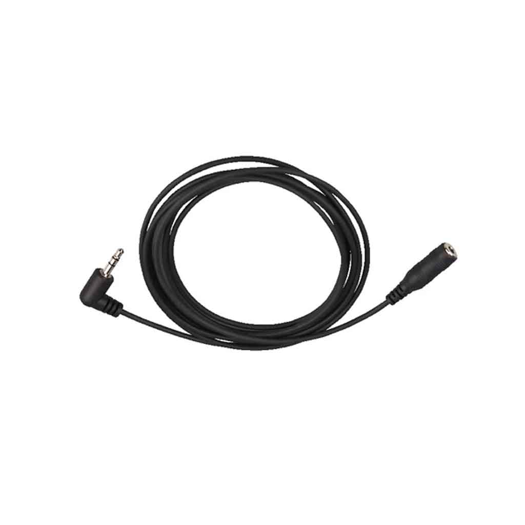 Cheyenne 3.5mm Angled to Straight Audio Cable - Black Right Angle Male to Female Stereo Aux Cord for Headphones, Speakers, Car Audio & Home Theater Systems