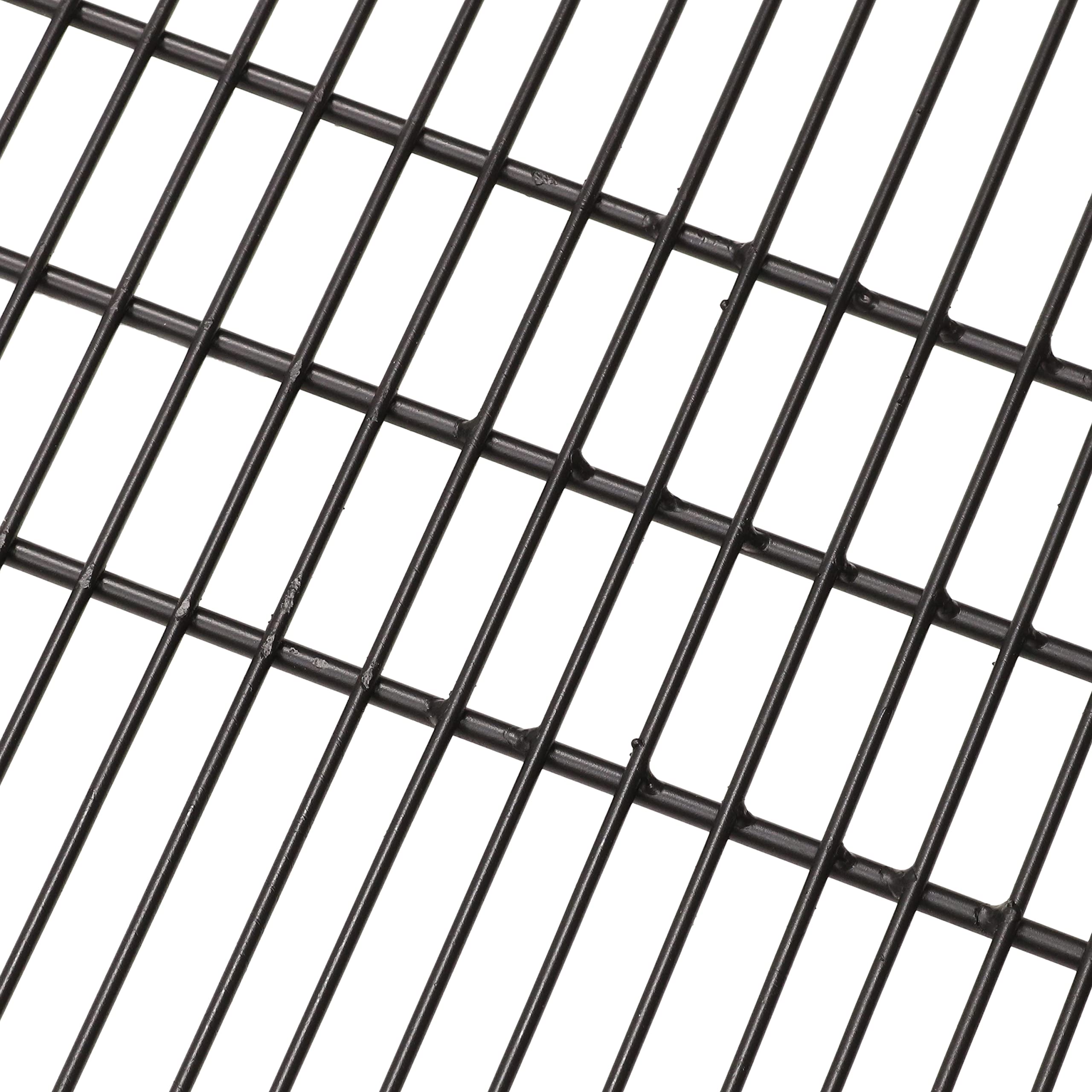 Heavy-Duty 40-Inch Black Steel Round Outdoor Fire Pit Cooking Grate - Durable Grilling Rack for Camping, Backyard BBQs & Patio Parties