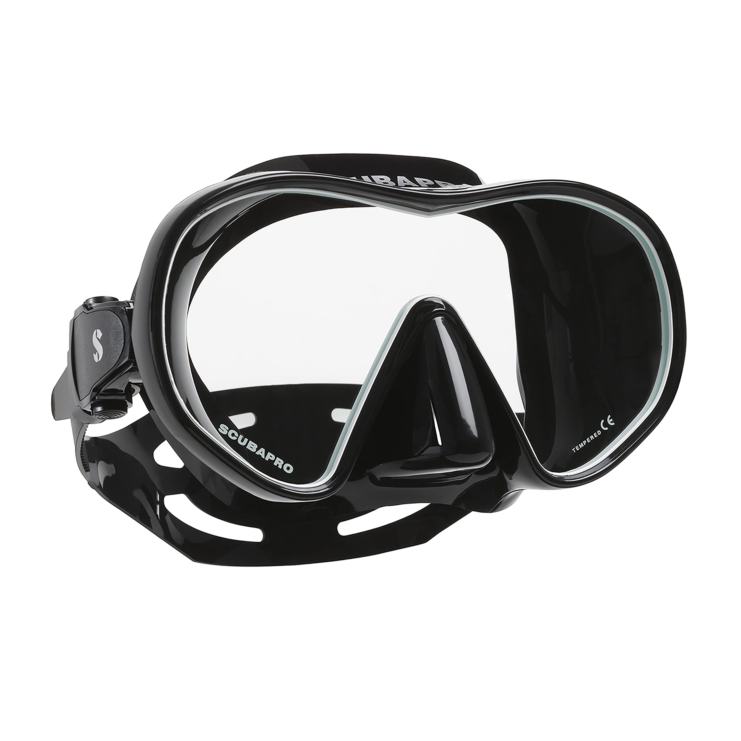 Scubapro Solo Scuba Snorkeling Dive Mask - Anti-Fog, Tempered Glass, Comfortable Fit for Men & Women - Perfect for Underwater Exploration, Snorkeling, and Scuba Diving Adventures