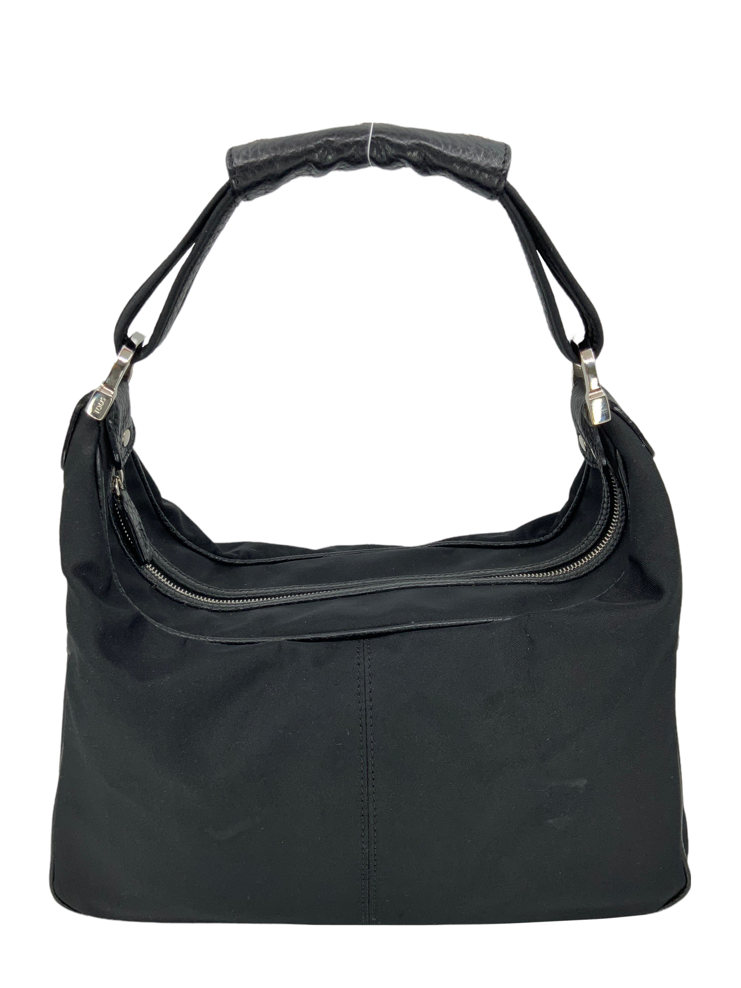 Tod's Micky Nylon Medium Shoulder Bag for Women | Fashionable Crossbody Purse | Perfect for Work, Travel & Everyday Use