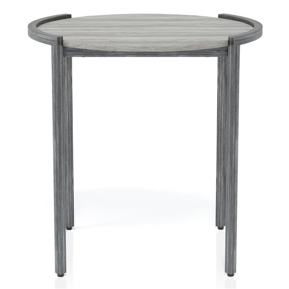 Mordicai Metal Coffee Table Set - Light Gray for Living Room Decor