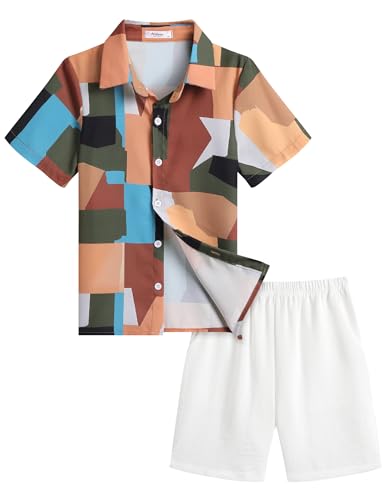 Brown & Green - Colorblock