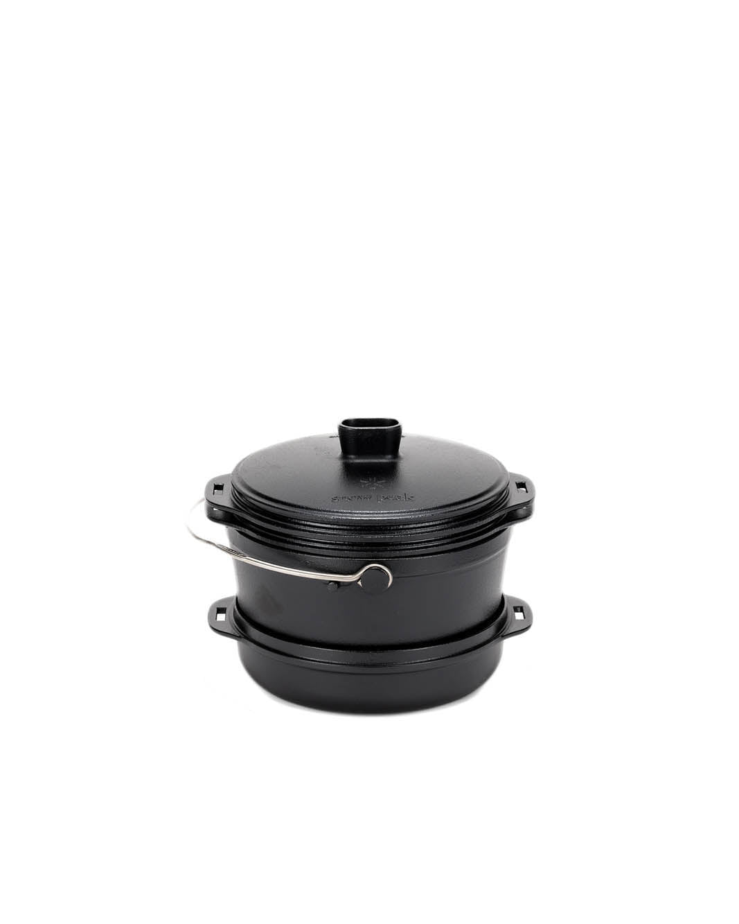 Premium Cast Iron Duo Cooker – 5.5QT Dutch Oven & Skillet Set for Baking, Frying & Roasting – Perfect for Stovetop, Oven & Camping – Enameled Cast Iron Cookware with Lid