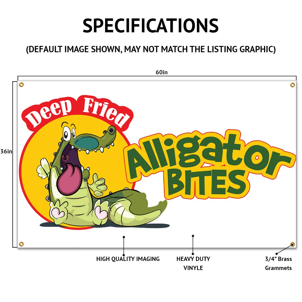 60-inch Big Cookies Vinyl Banner for Concession Stands & Food Trucks - Single Sided, Durable & Weatherproof - Perfect for Outdoor Events, Carnivals & Snack Shops