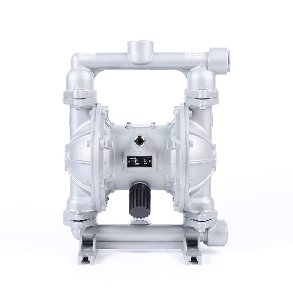 QBK-25L Aluminum Alloy Air Operated Double Diaphragm Pump - 1-Inch Inlet/Outlet for Waste Oil Transfer - Ideal for Industrial, Automotive & Chemical Applications