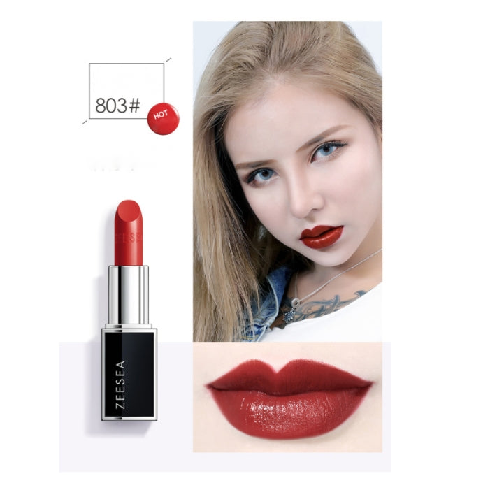 ZEESEA Hydrating Matte Lipstick - Long Lasting Moisturizing Black Tube Lipstick for Women, Perfect for Daily Wear & Special Occasions