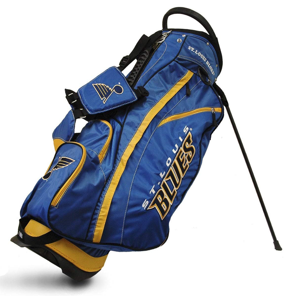 Team Golf NHL Lightweight Golf Bag - 14-Way Top with Spring Action Stand, Insulated Cooler Pocket, Padded Strap, Umbrella Holder & Removable Rain Hood - Perfect for Golf Tournaments & Outdoor Sports