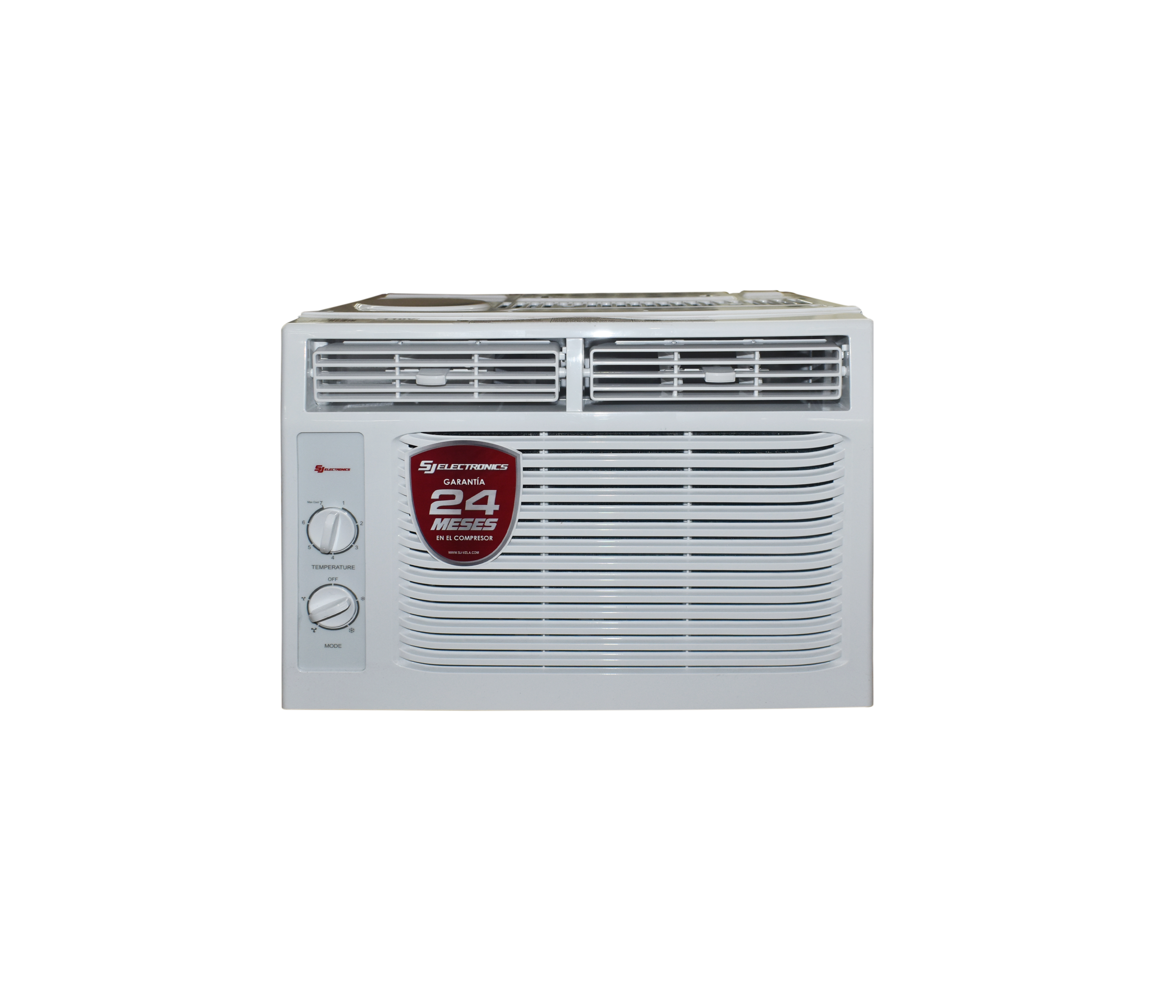 SJ Electronics 6000 BTU Window Air Conditioner - 110V, 06CM Model - Perfect for Small Rooms, Bedrooms & Offices
