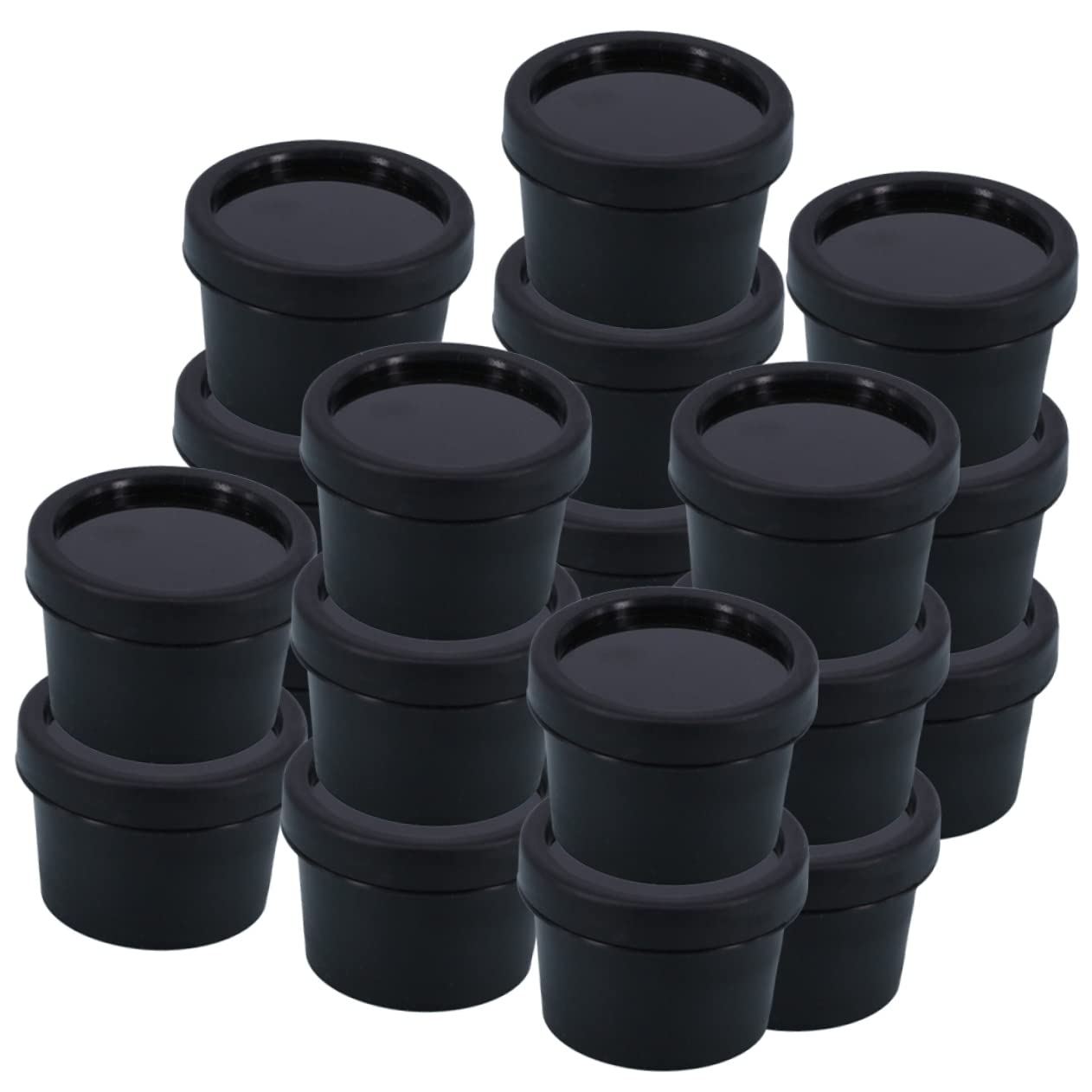 TENDYCOCO 20-Piece Travel Toiletry Set - Leak-Proof Mask Bottles, Cosmetic Jars & Wide Mouth Containers for Skincare, Makeup & Toiletries | Perfect for Air Travel, Camping & Gym Use