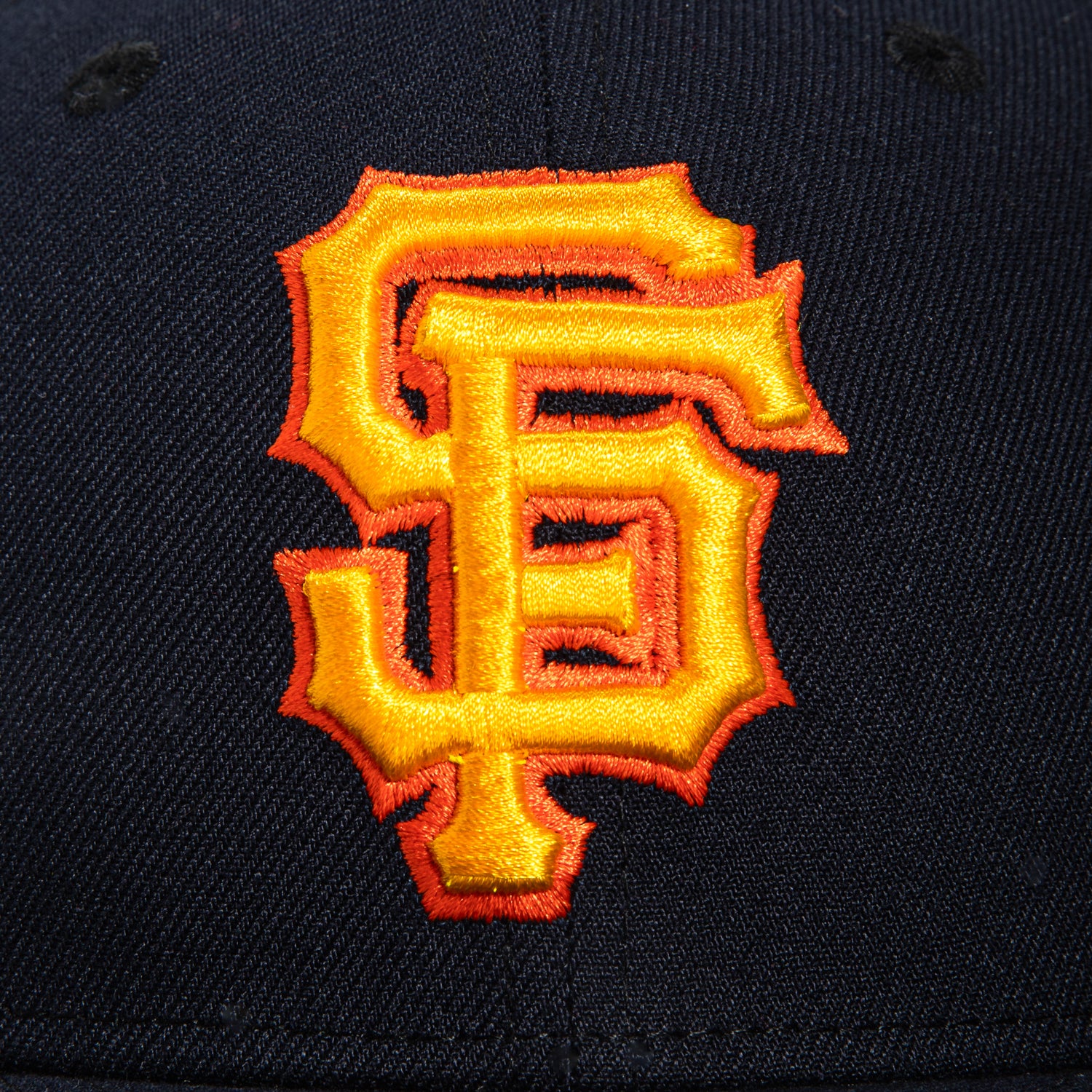 New Era 59Fifty San Francisco Giants 60th Anniversary Patch Snapback Hat - Navy, Orange & Gold - MLB Baseball Cap for Men & Women - Perfect for Games, Collecting & Streetwear Fashion