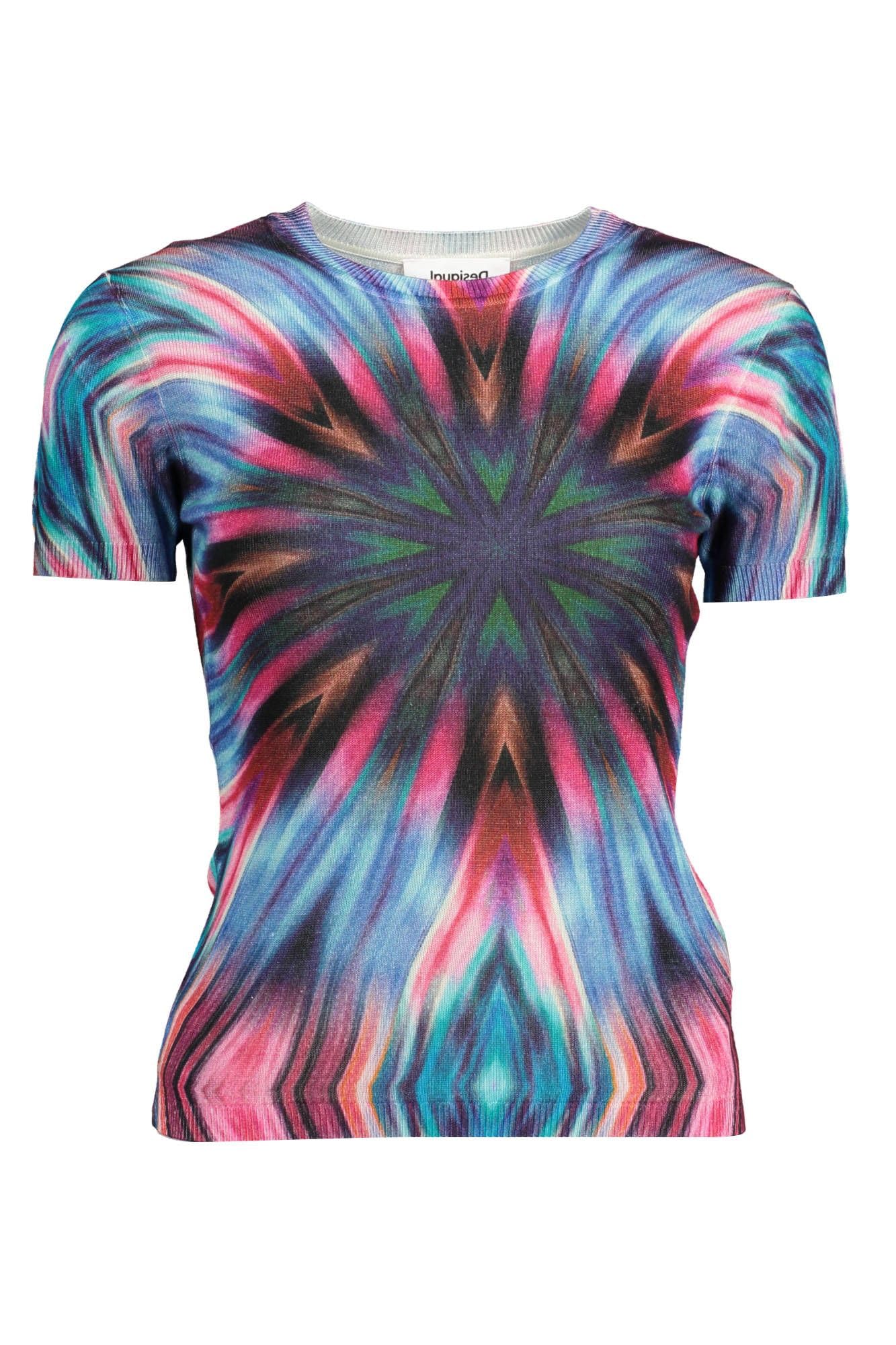 Desigual Women's Graphic Print Short Sleeve T-Shirt - Comfortable Cotton Casual Tee for Everyday Wear | Perfect for Outfits, Street Style & Summer Fashion