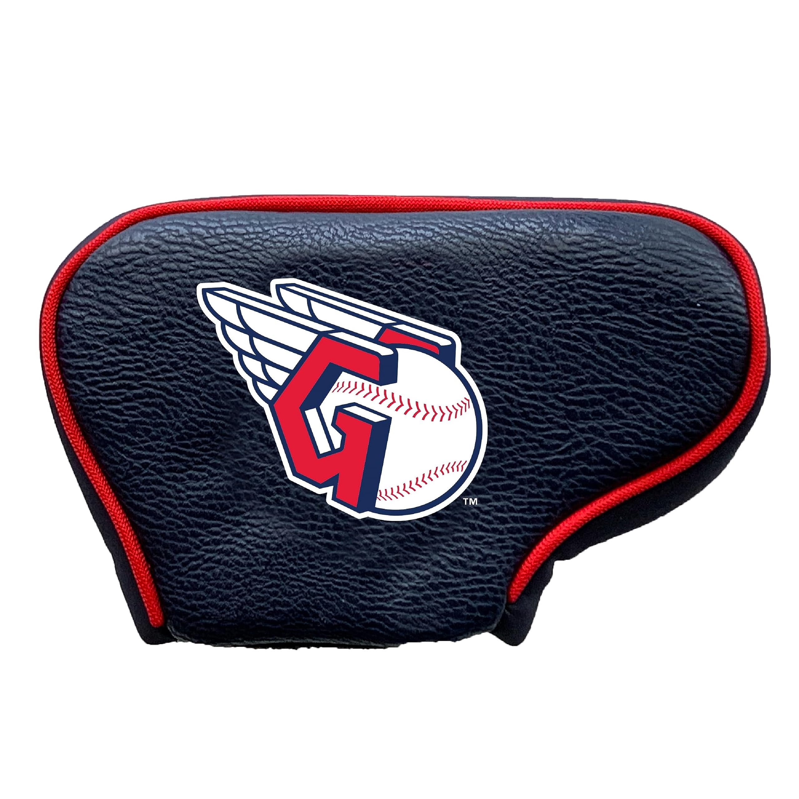 Team Golf MLB Cleveland Indians Golf Blade Putter Cover - Premium Golf Club Headcover for Scotty Cameron, Taylormade, Odyssey, Titleist, Ping & Callaway Putters - Perfect for Golf Tournaments & Practice Sessions