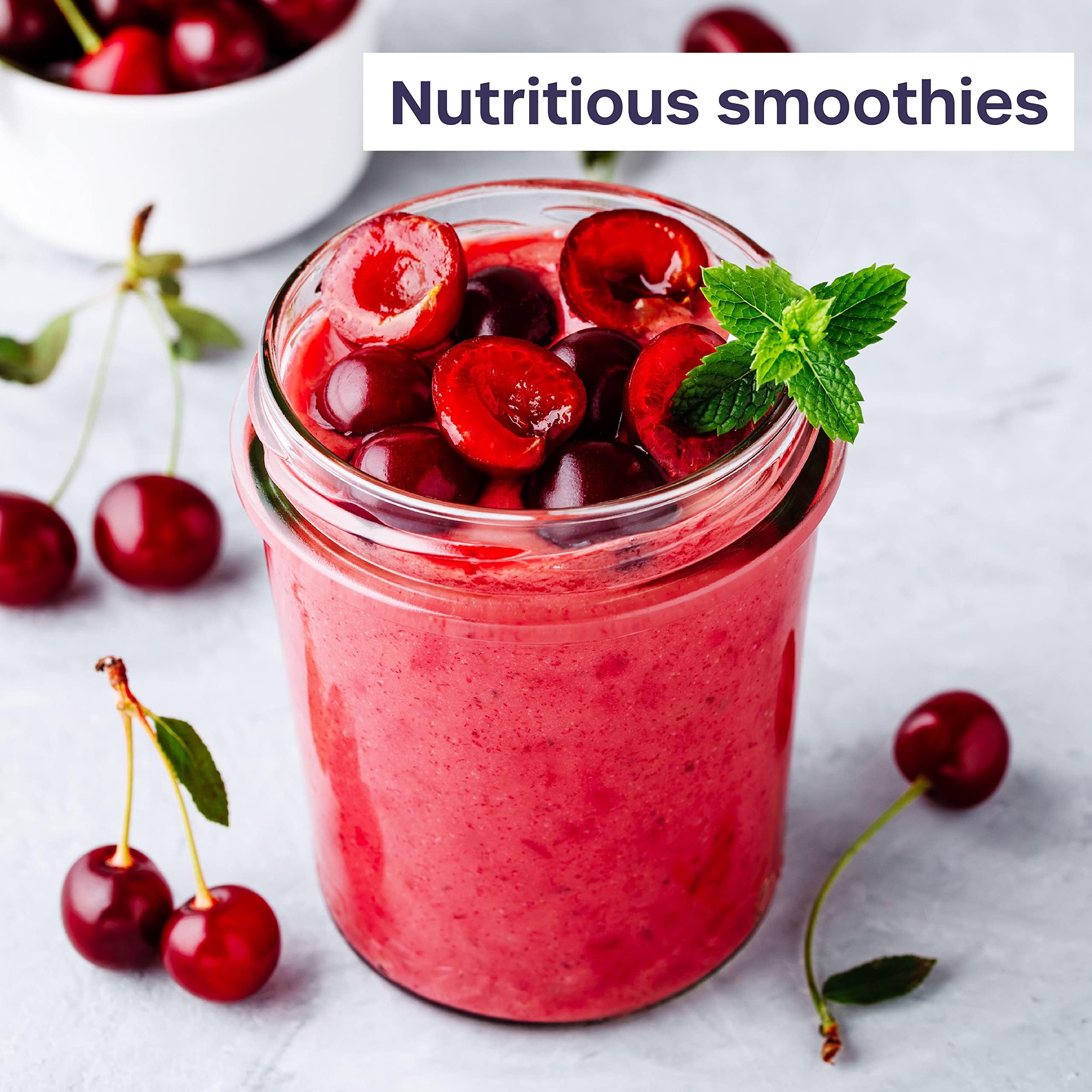 Volila 350ml Glass Overnight Oats Jar with Airtight Screw Lid - Perfect for Yogurt, Jam Storage & Meal Prep - BPA-Free Leakproof Container for Breakfast, Smoothies & Office Snacks (1 Pack)