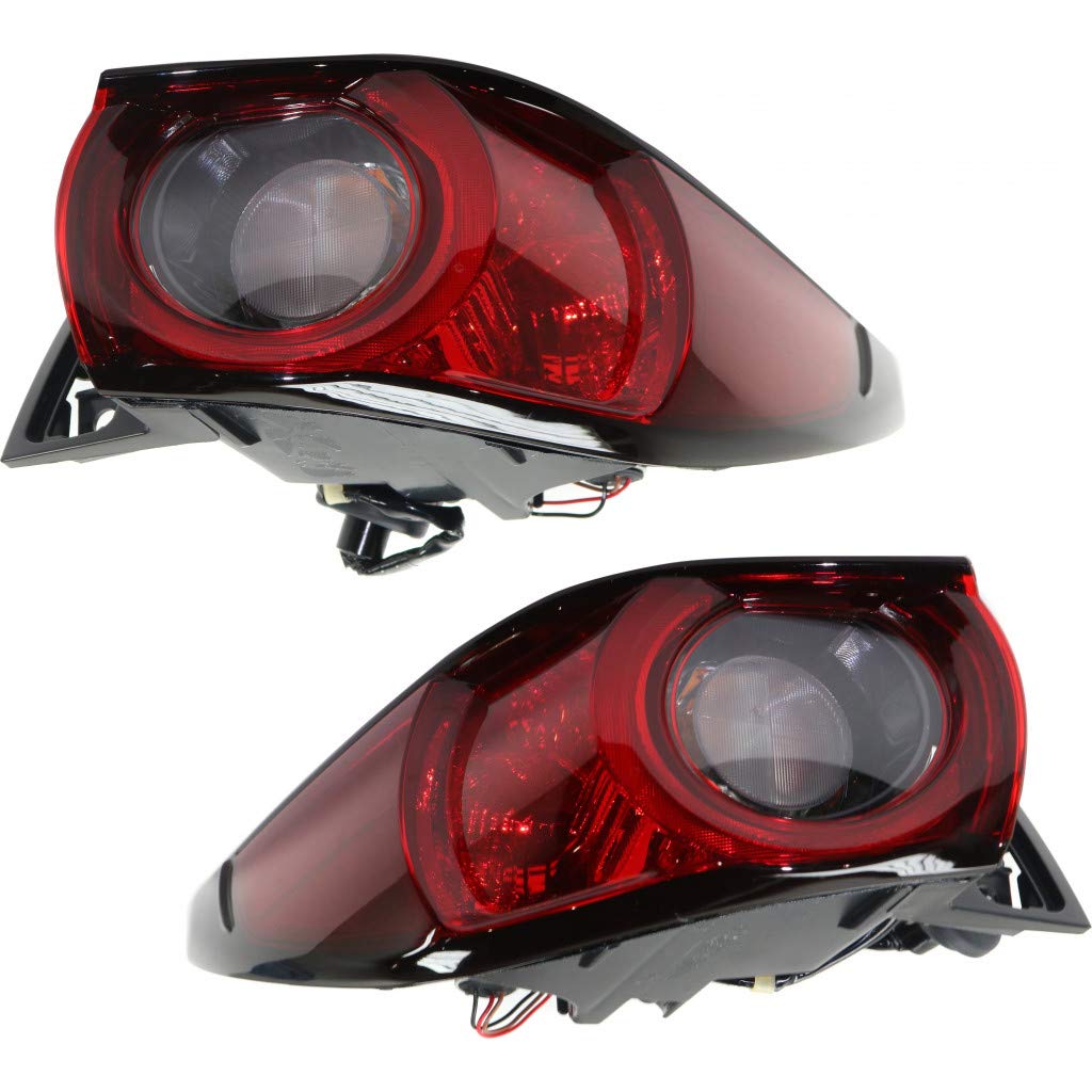 Mazda CX-5 Tail Light Assembly 2017-2018 - Left & Right Side Pair with Bulbs (Part #MA2804125 + MA2805125, KB8A51160F + KB8A51150F) - Perfect for Replacement & Car Customization