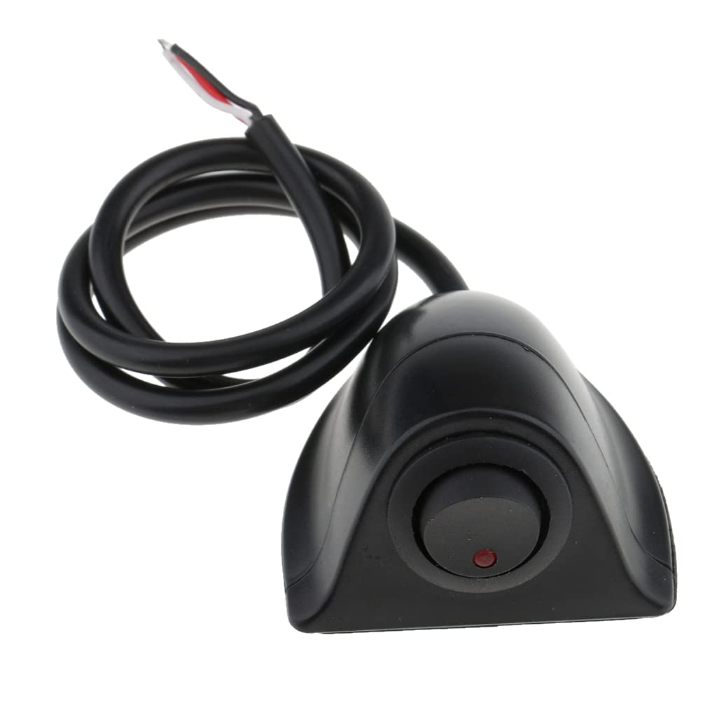 Universal 12V 5A ON-Off Control Switch with LED Indicator - Waterproof Car Boat Marine Power Switch for Automotive, RV, Yacht & Marine Equipment