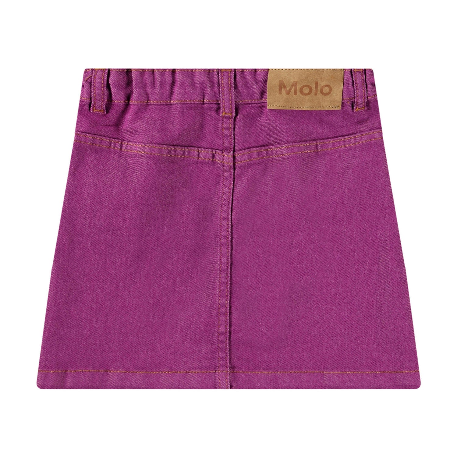 Molo Bera Women's Floral Print Skirt in Lilac Grape - Elegant A-Line Midi Skirt for Spring Summer Casual Wear & Office Outfits