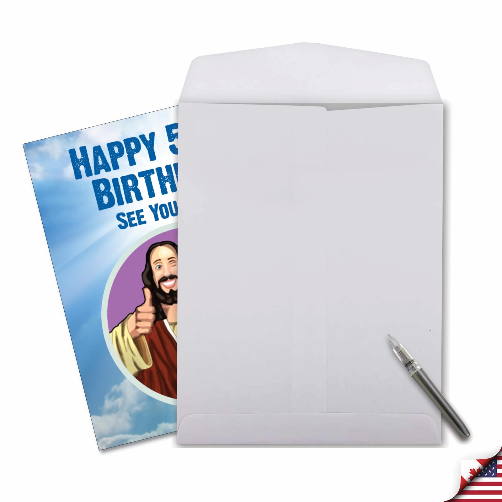 Funny 50th Birthday Card for Men & Women - 8.5 x 11 Inch Humorous Milestone Greeting Card - Perfect for 50th Birthday Parties, Gifts & Celebrations - NobleWorks J9065MBG