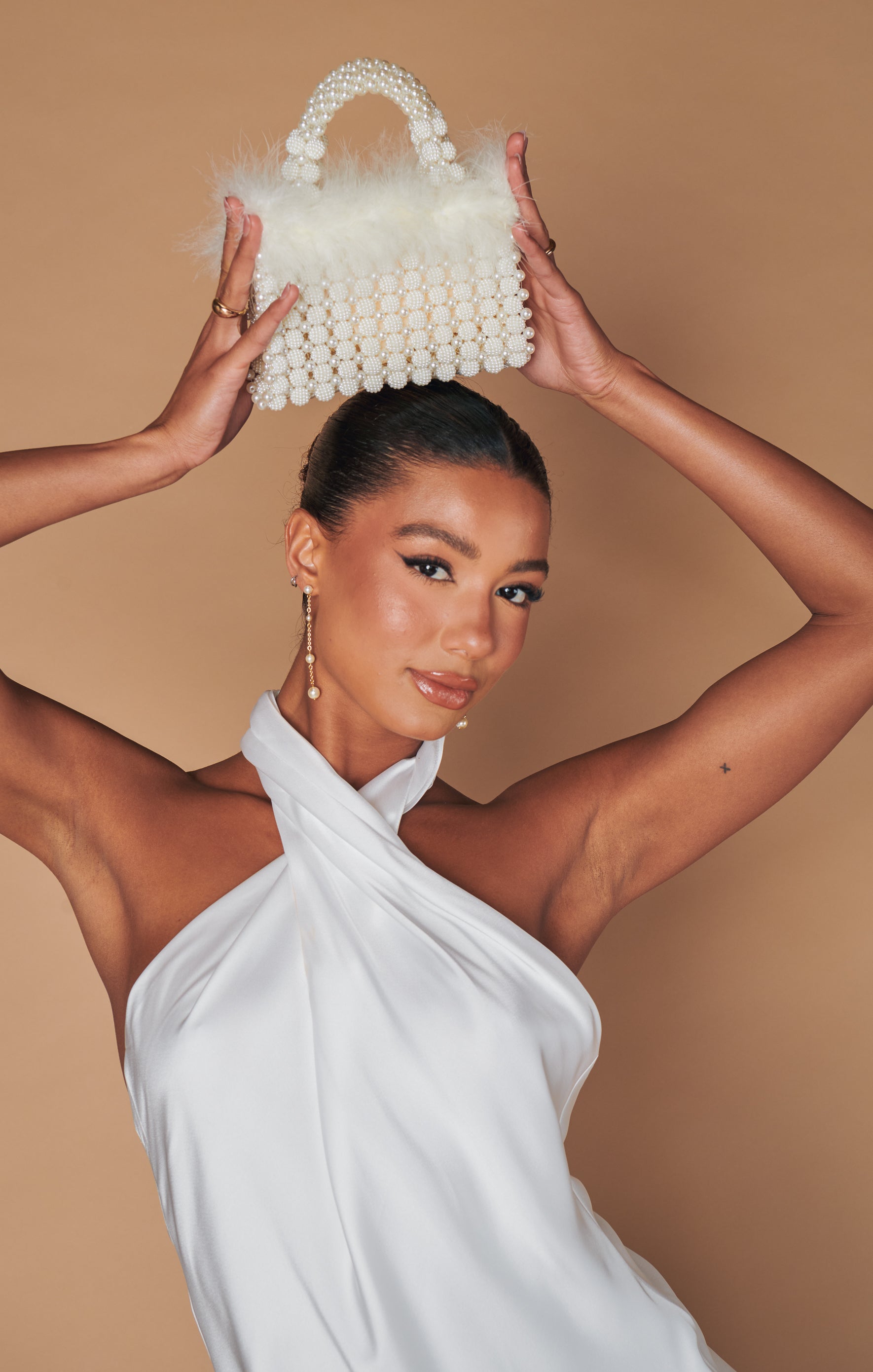 I Do Bag ~ Ivory Beaded Wedding Clutch for Bride - Perfect for Bridal Showers, Receptions & Special Occasions