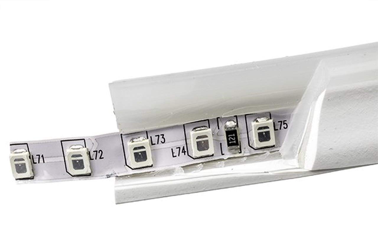 Red SMD LED Neon Strip Light - 120V Flexible Rope Lighting - 19.68ft Custom Length for Home Decor, Bars, and Outdoor Signage
