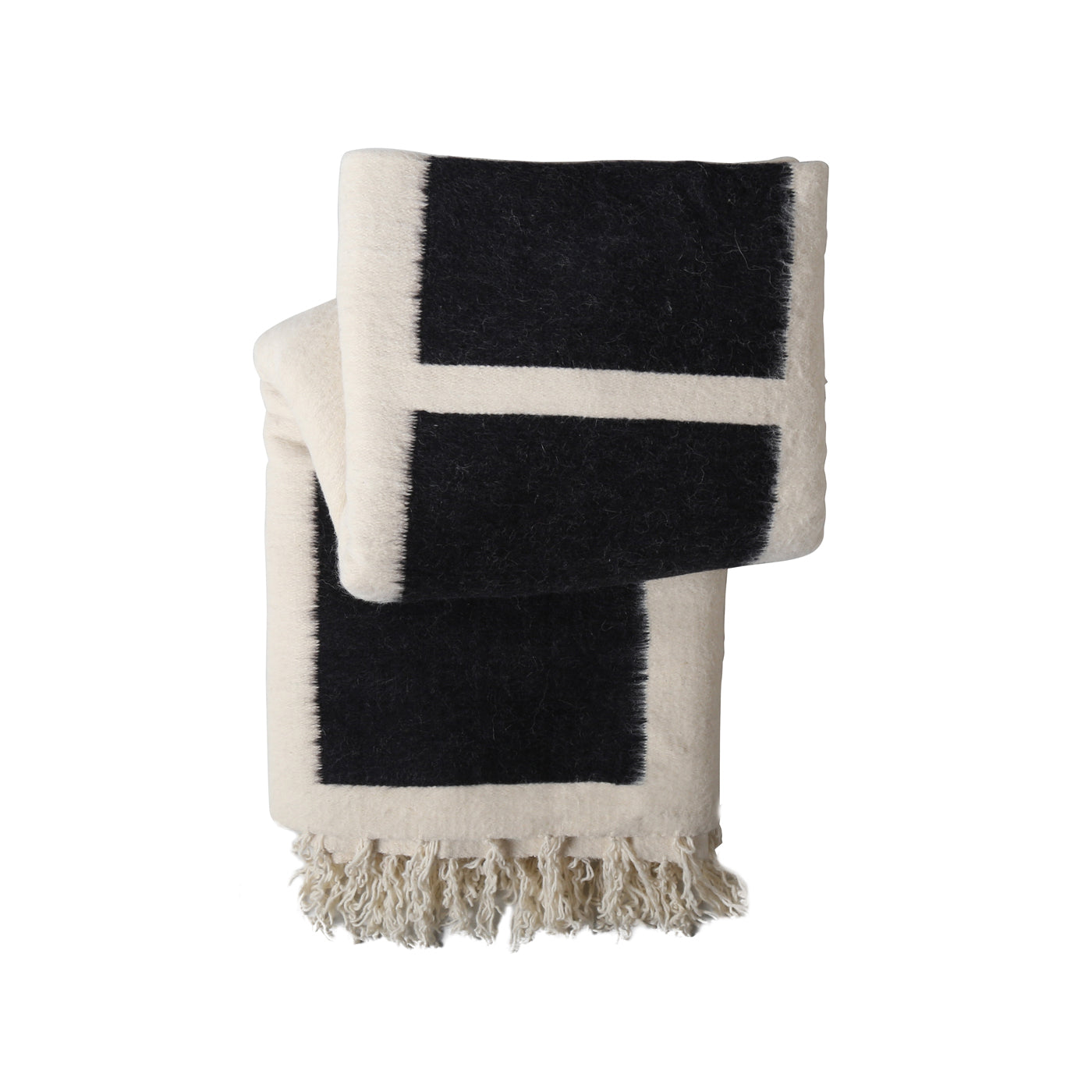 Soft Brushed Alpaca Wool Throw Blanket - Luxurious & Cozy Square Knit for Winter Warmth - Perfect for Sofa, Bed, and Home Decor