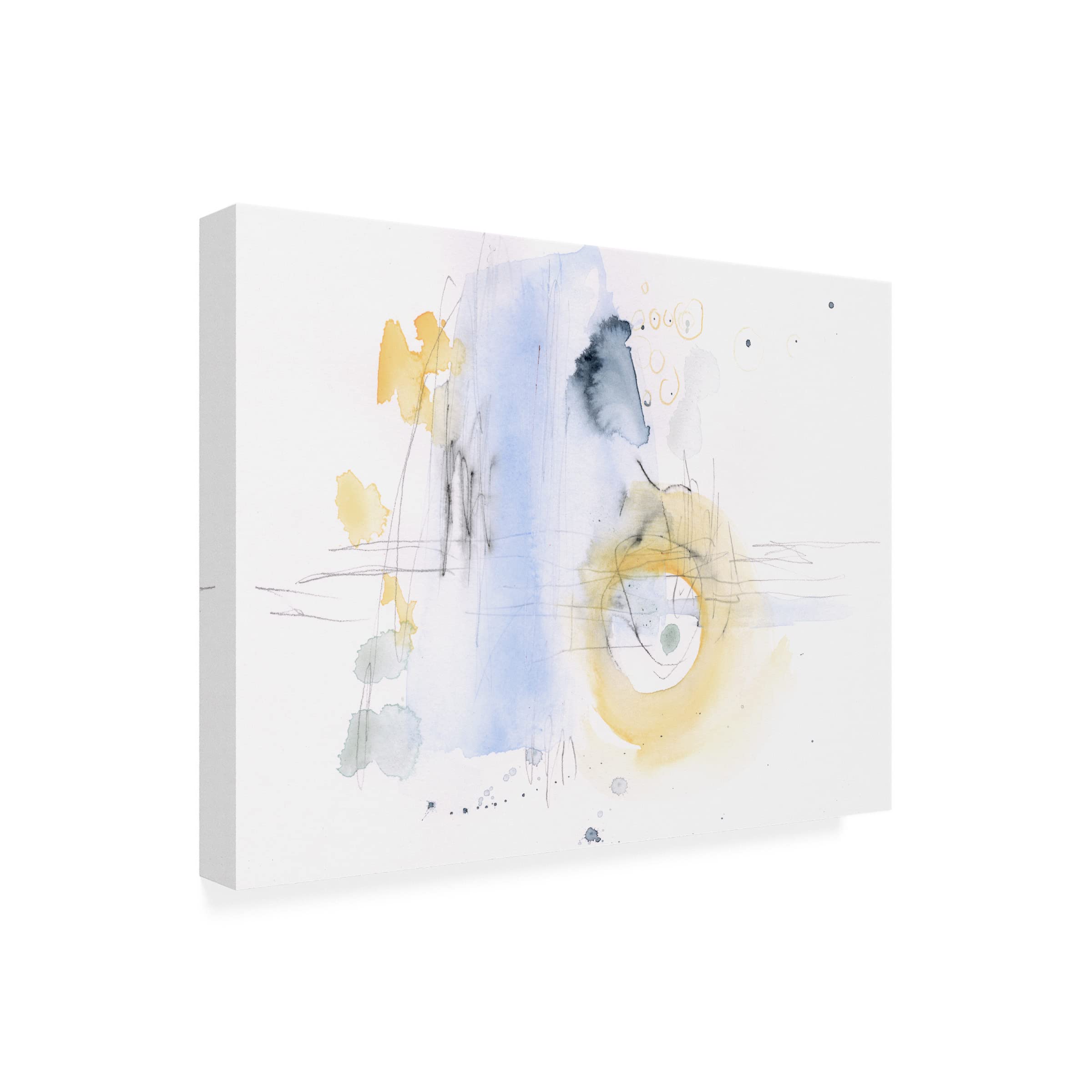 Jennifer Paxton Parker 'Gathering Remnants I' Canvas Wall Art Print - Modern Abstract Painting for Living Room, Bedroom & Office Decor