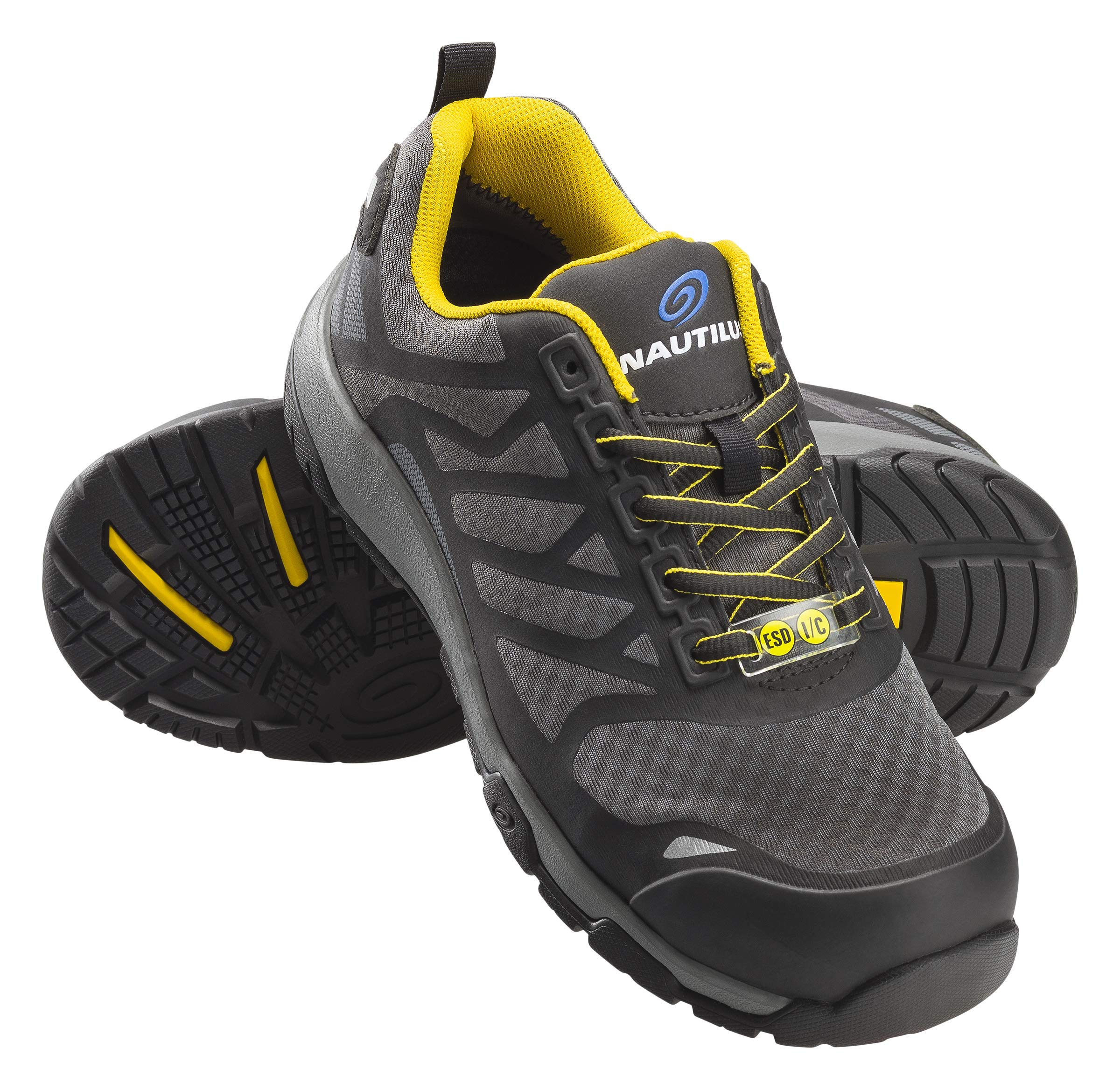 Nautilus Safety Footwear Men's Velocity Sneakers - Lightweight Slip Resistant Work Shoes for Construction, Warehouse & Industrial Use