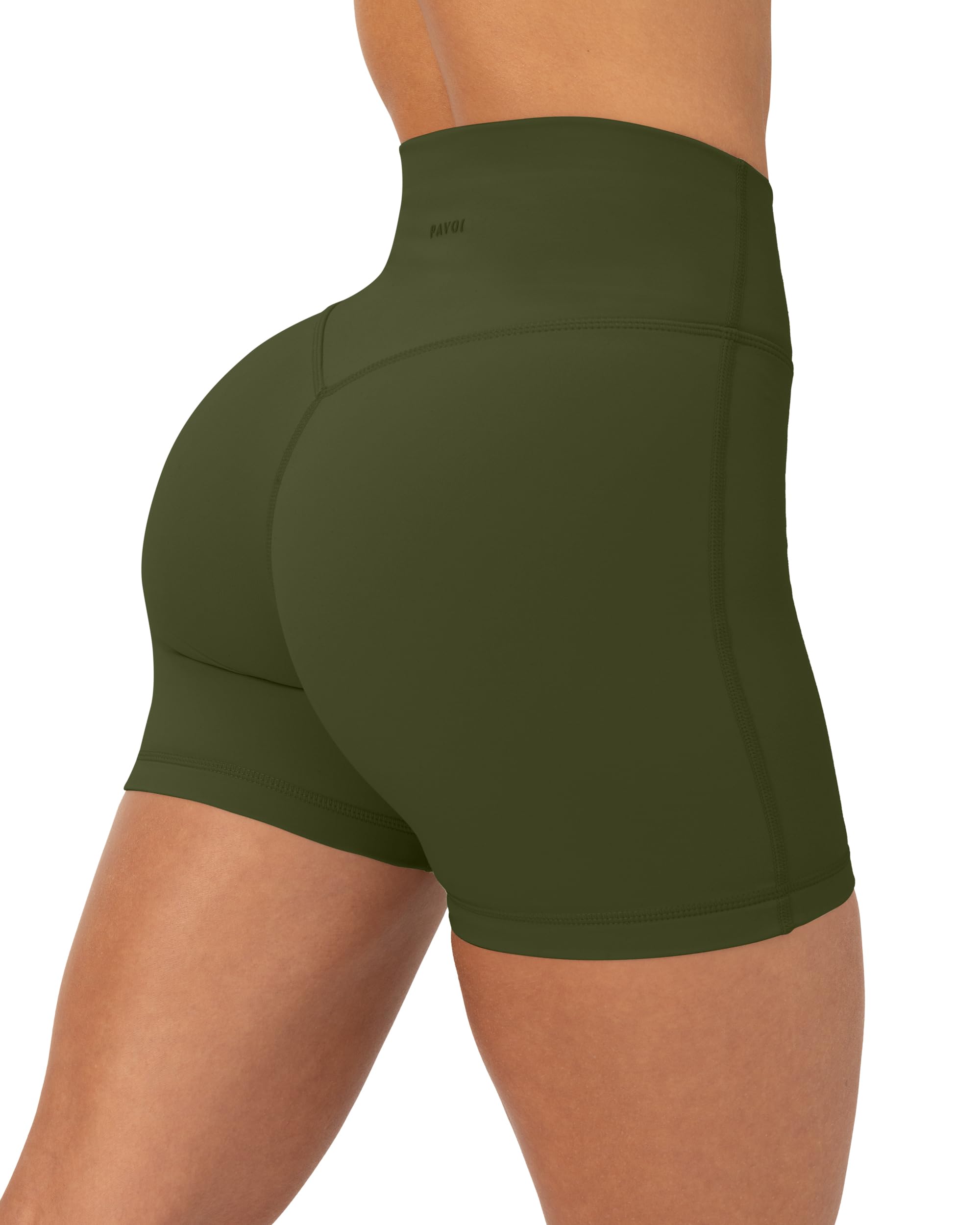 Buttery Soft High Waisted Yoga Shorts for Women - 4