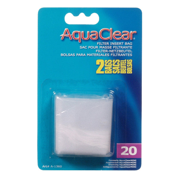 Fluval AC Series Filter Insert Bags - Premium Replacement Media for Aquarium Filtration - Perfect for Fish Tanks, Turtle Tanks & Aquatic Habitats