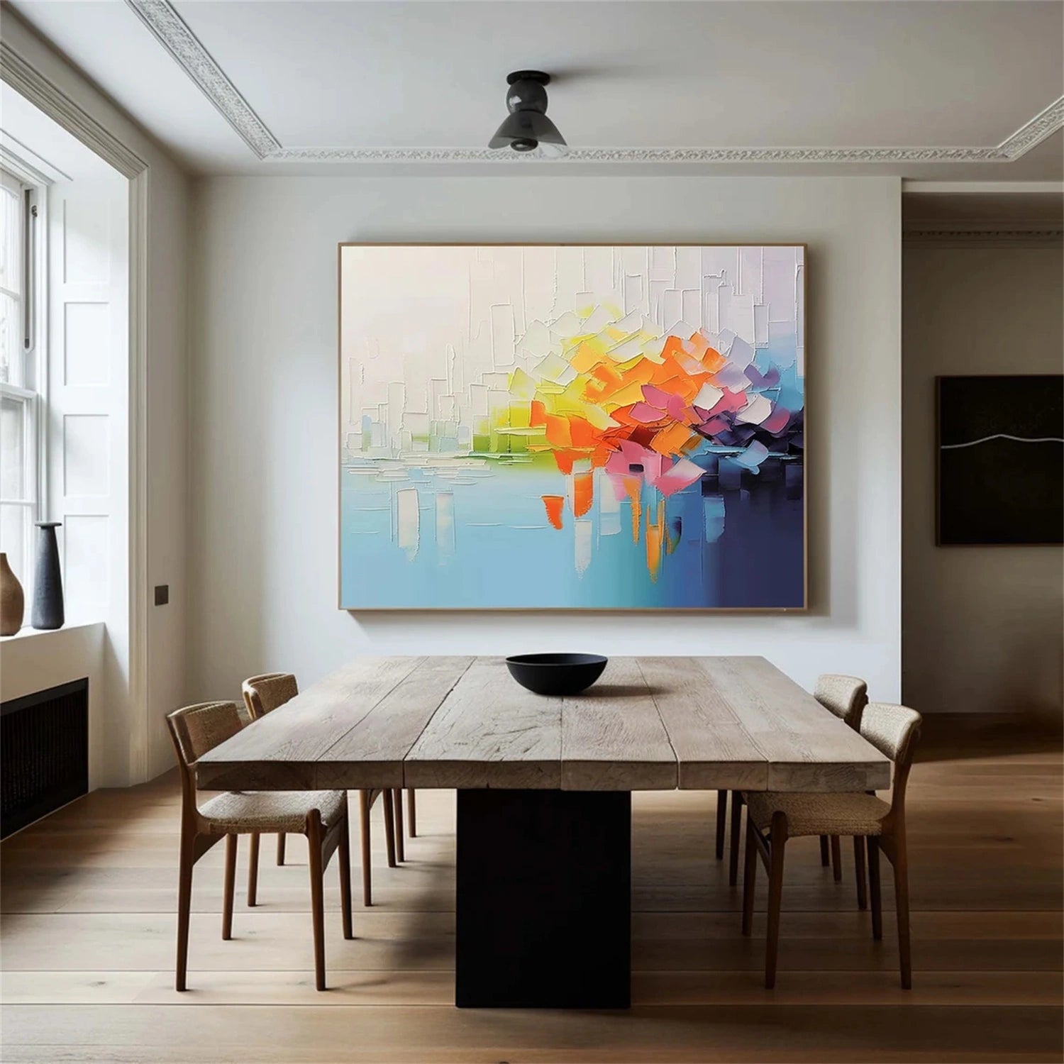 Abstract Painting #AB 301 - Modern Wall Art for Home & Office Decor - Perfect for Living Room, Bedroom, or Workspace