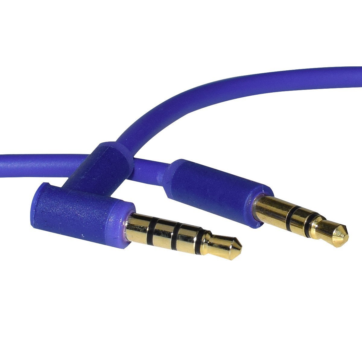 Purple Replacement Inline Mic Remote Extension Audio Cable for Beats by Dr. Dre Solo/HD/2/Studio Wireless/Pro/Detox/Mixr/Executive/Pill Headphones - Compatible with iPhone, Android & Gaming Headsets (3.5mm Jack) - Perfect for Music, Calls & Online Meetings